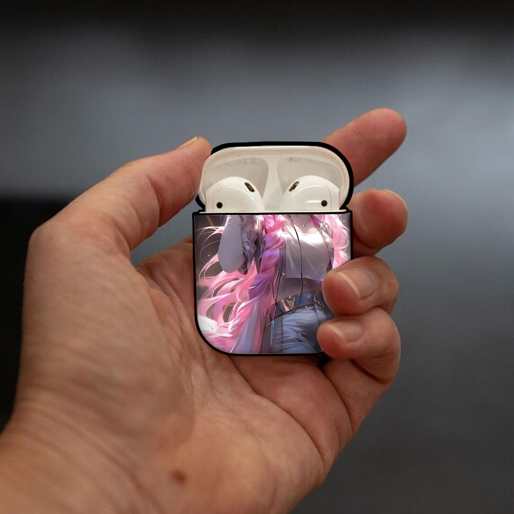リーグ・オブ・レジェンド League of Legends LOL AirPods 第2世代保護ケース ハードシェル ブラック 耐衝撃・防指紋・カラビナ付き