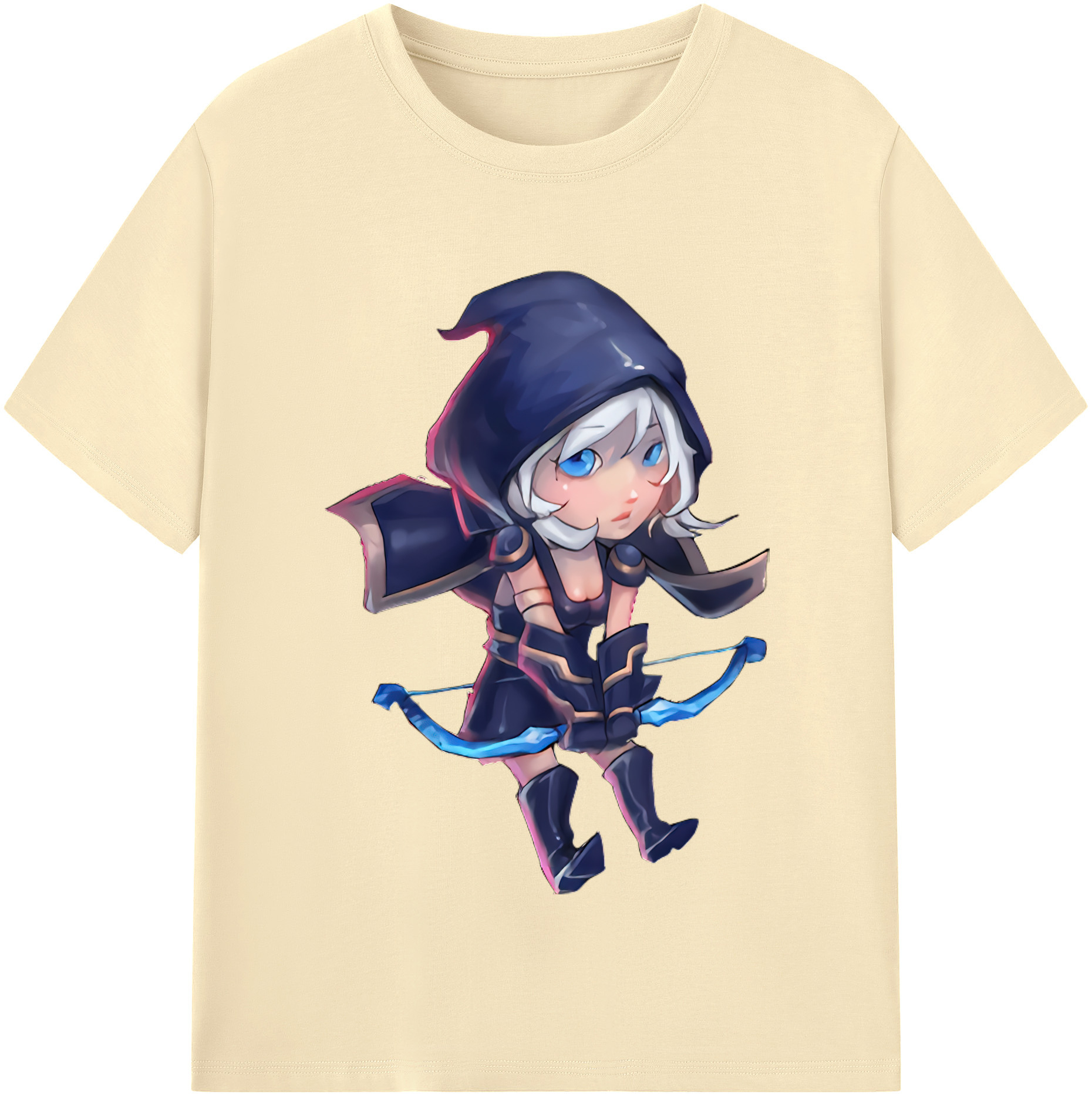 リーグ・オブ・レジェンド League of Legends LOL 綿100％半袖Tシャツ（フロントプリント）