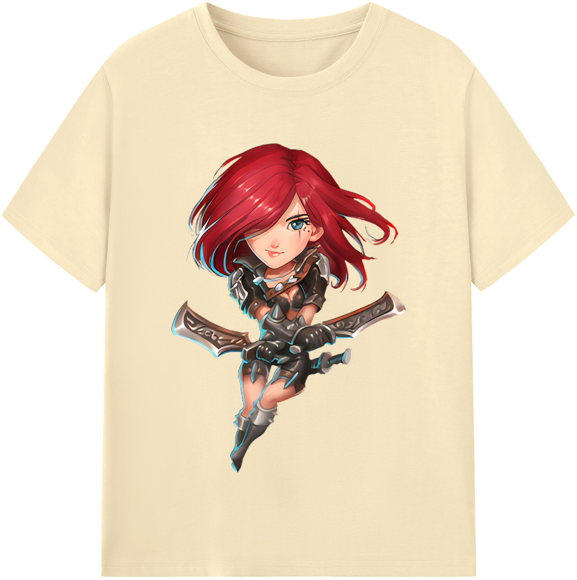 リーグ・オブ・レジェンド League of Legends LOL 綿100％半袖Tシャツ（フロントプリント）