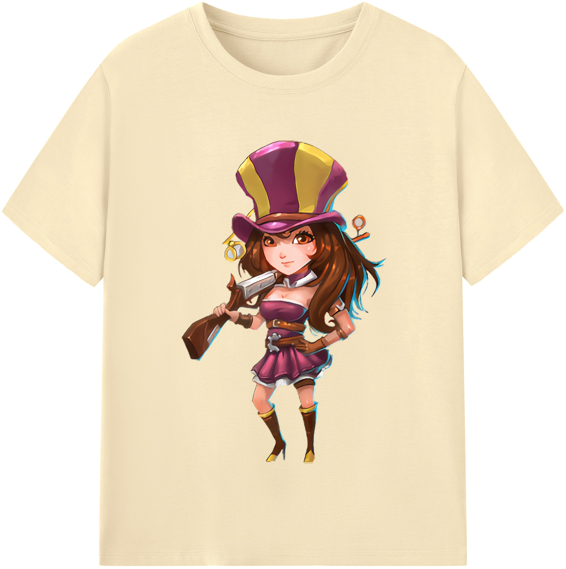 リーグ・オブ・レジェンド League of Legends LOL 綿100％半袖Tシャツ（フロントプリント）