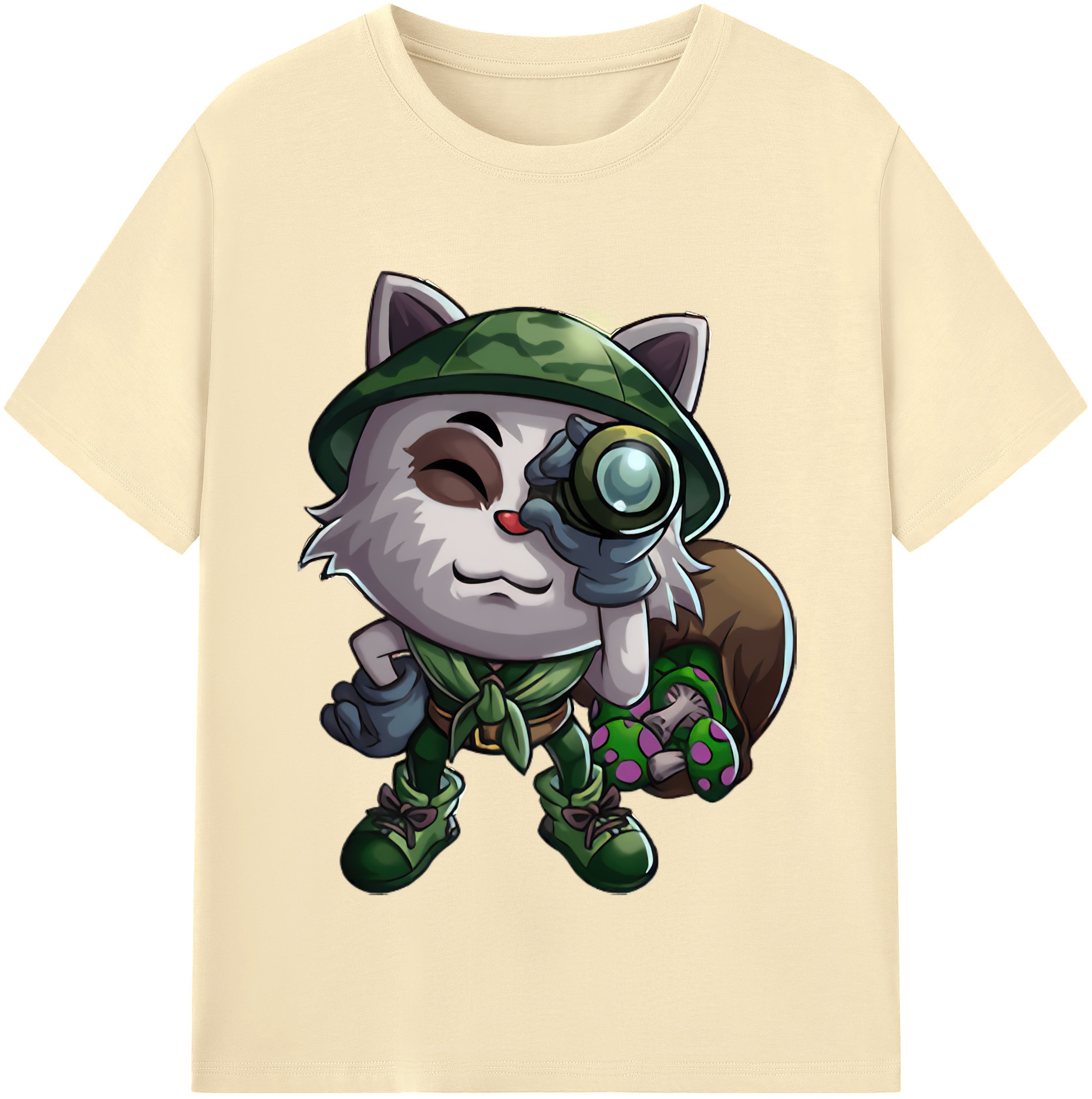 リーグ・オブ・レジェンド League of Legends LOL 綿100％半袖Tシャツ（フロントプリント）