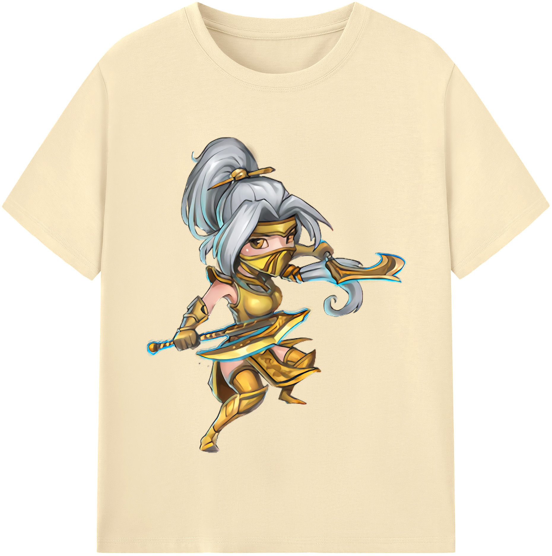 リーグ・オブ・レジェンド League of Legends LOL 綿100％半袖Tシャツ（フロントプリント）