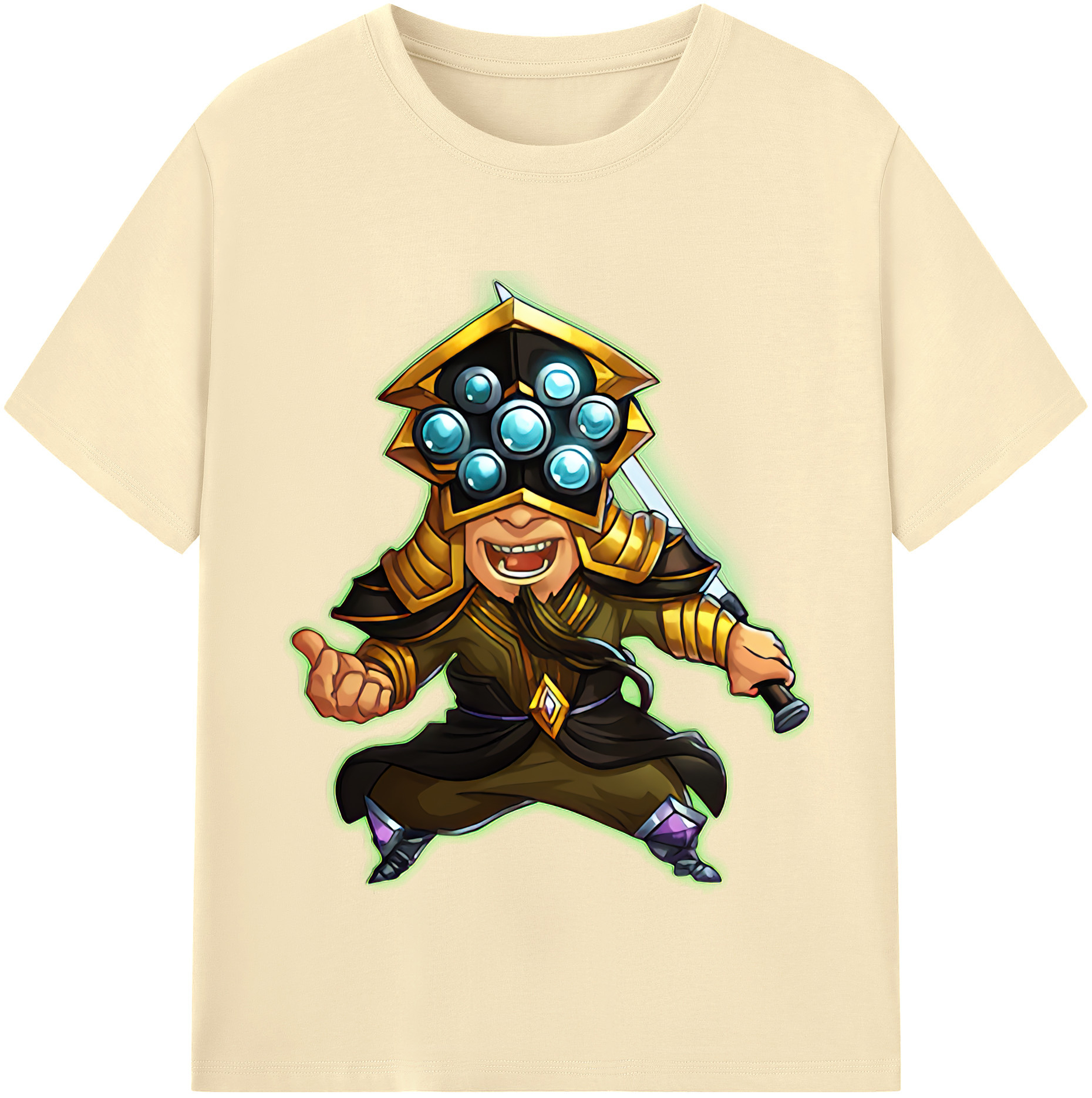 リーグ・オブ・レジェンド League of Legends LOL 綿100％半袖Tシャツ（フロントプリント）