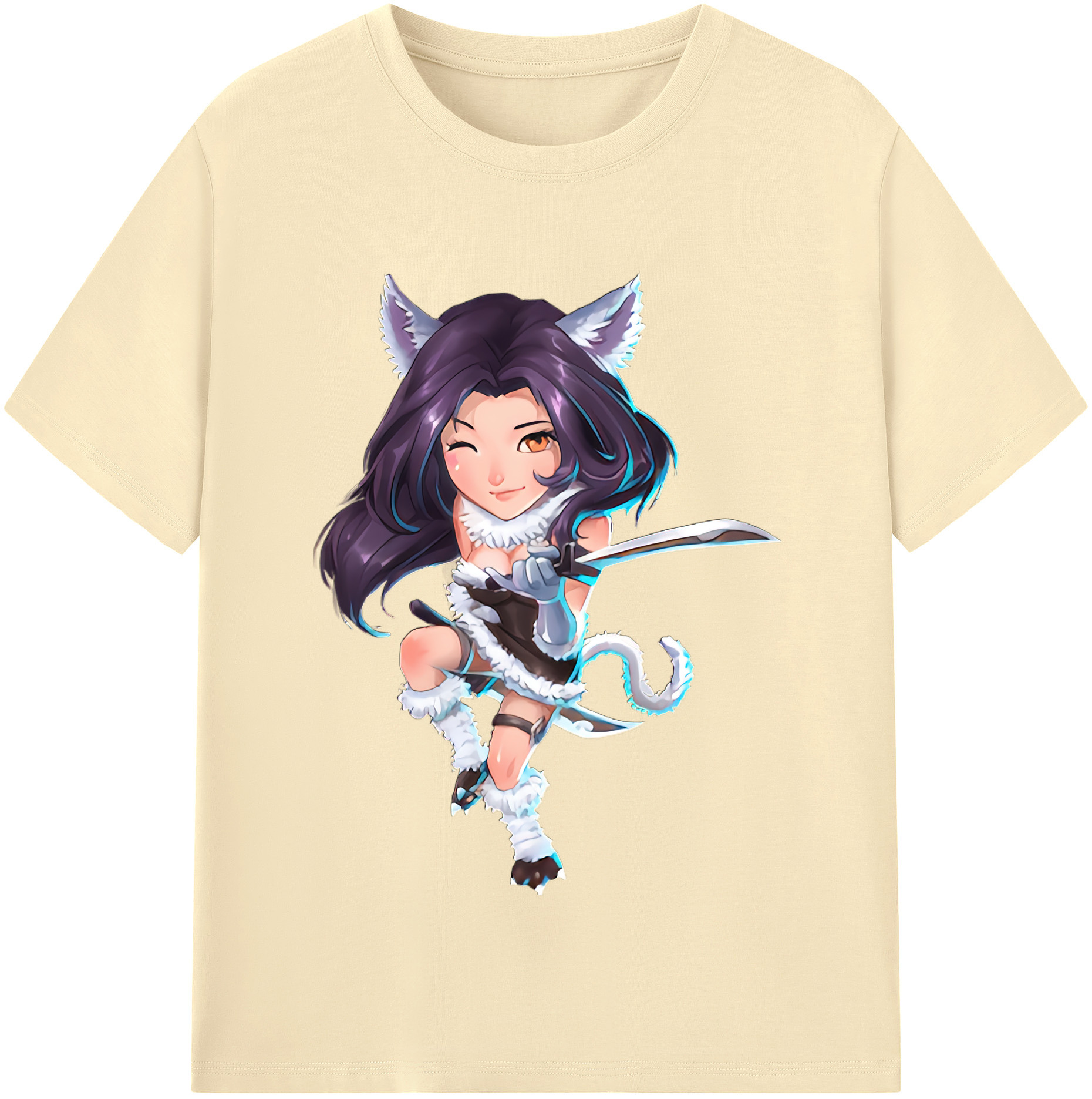 リーグ・オブ・レジェンド League of Legends LOL 綿100％半袖Tシャツ（フロントプリント）
