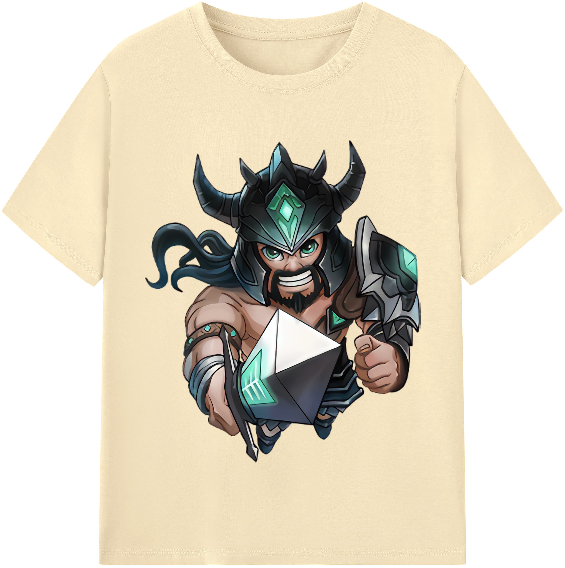 リーグ・オブ・レジェンド League of Legends LOL 綿100％半袖Tシャツ（フロントプリント）