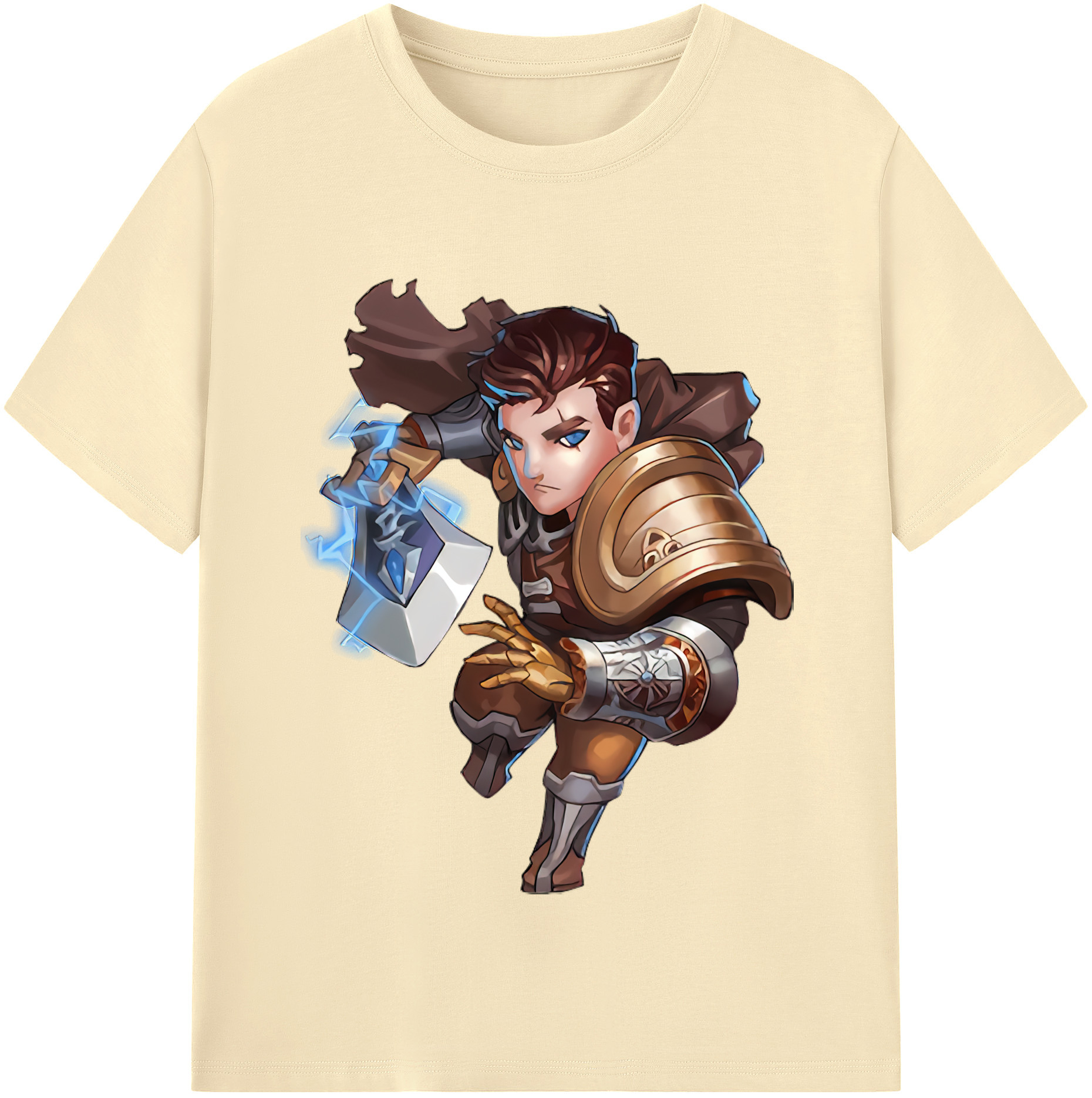 リーグ・オブ・レジェンド League of Legends LOL 綿100％半袖Tシャツ（フロントプリント）