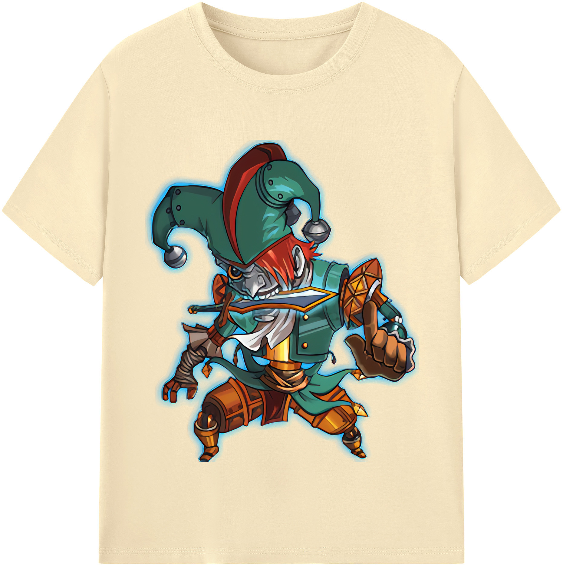 リーグ・オブ・レジェンド League of Legends LOL 綿100％半袖Tシャツ（フロントプリント）