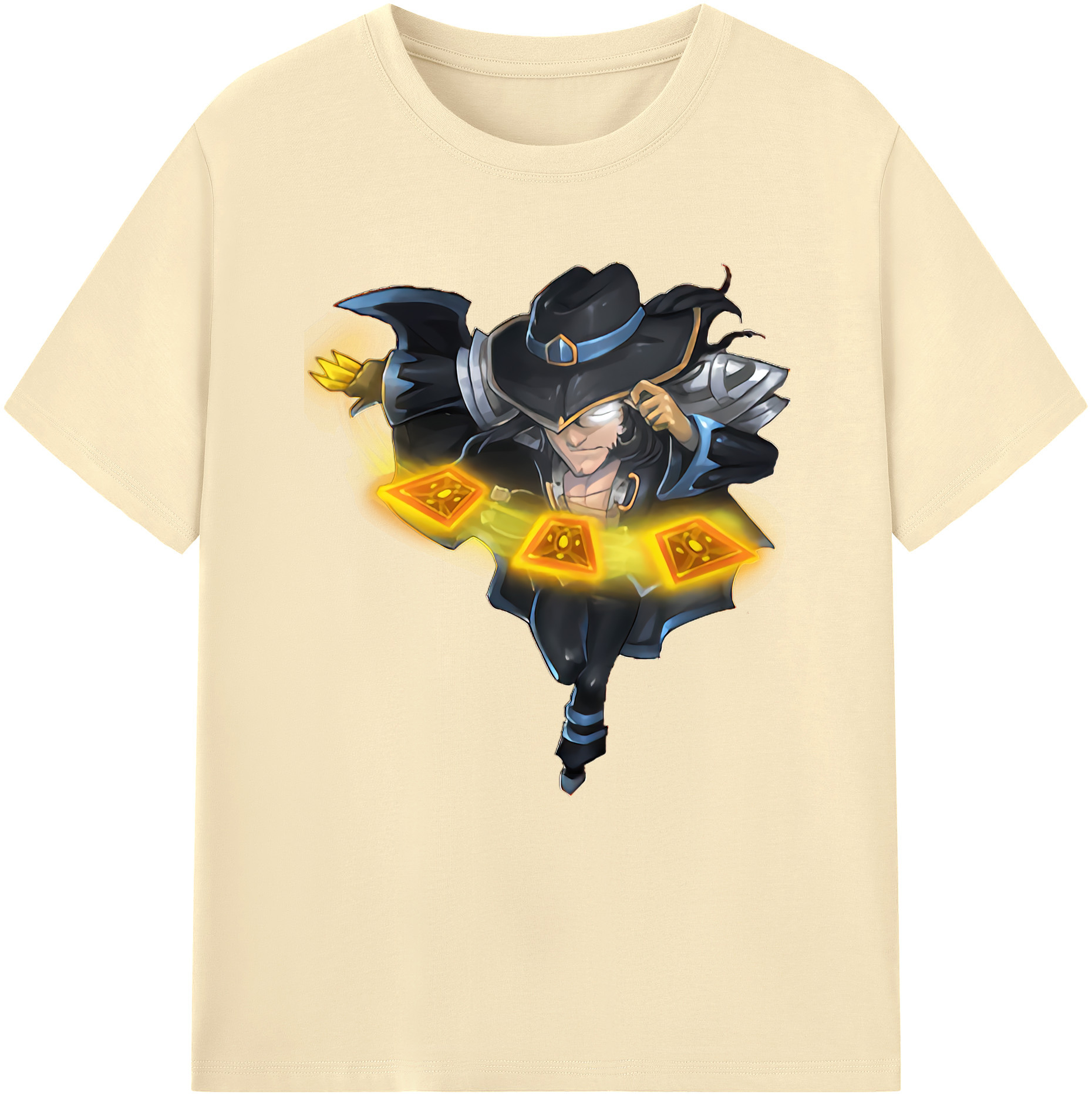 リーグ・オブ・レジェンド League of Legends LOL 綿100％半袖Tシャツ（フロントプリント）