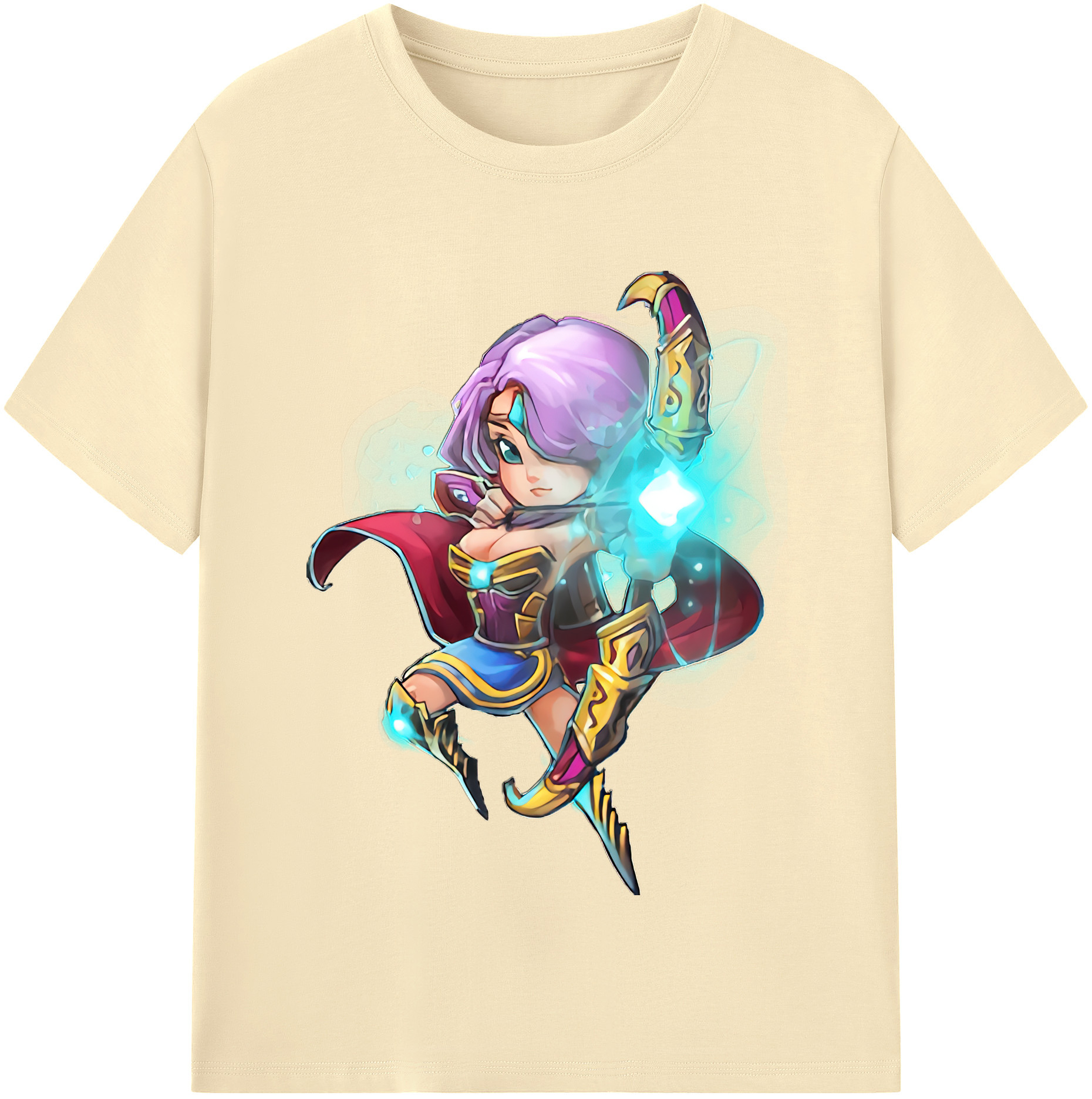 リーグ・オブ・レジェンド League of Legends LOL 綿100％半袖Tシャツ（フロントプリント）