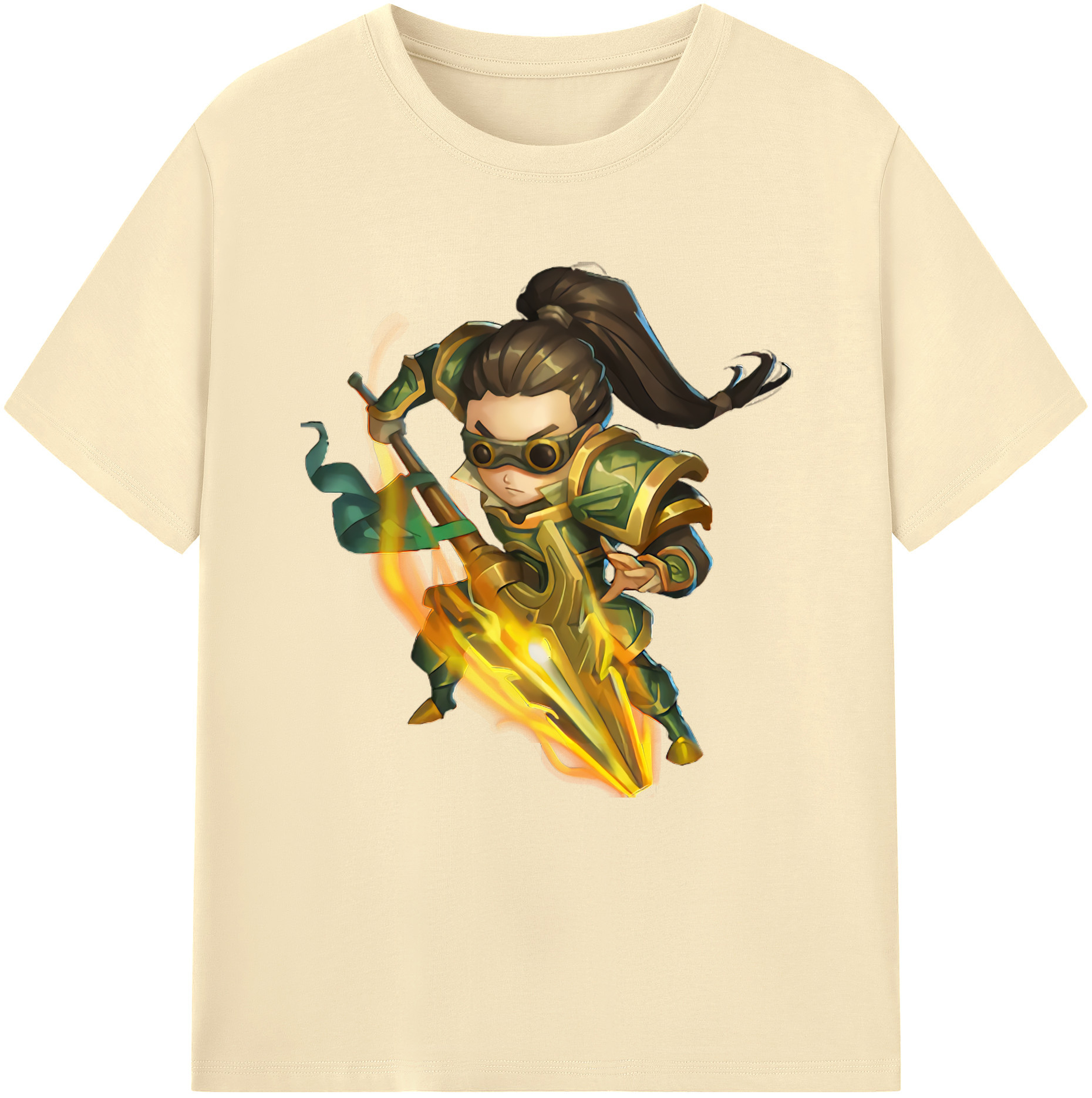 リーグ・オブ・レジェンド League of Legends LOL 綿100％半袖Tシャツ（フロントプリント）