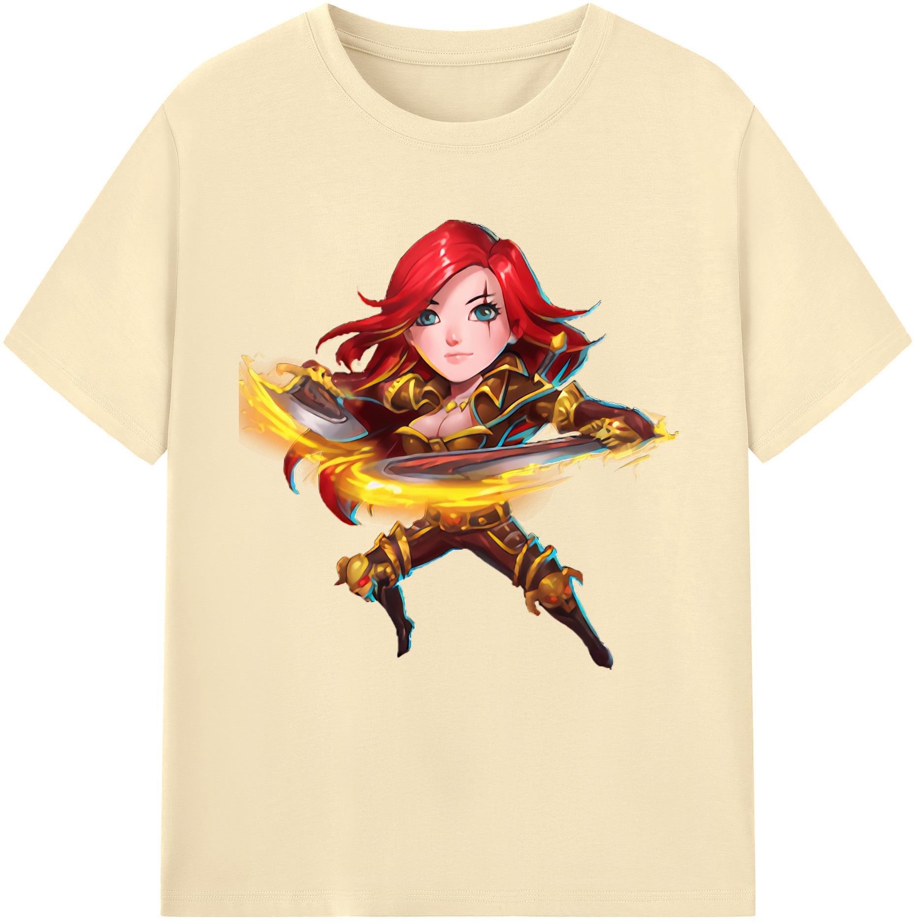 リーグ・オブ・レジェンド League of Legends LOL 綿100％半袖Tシャツ（フロントプリント）