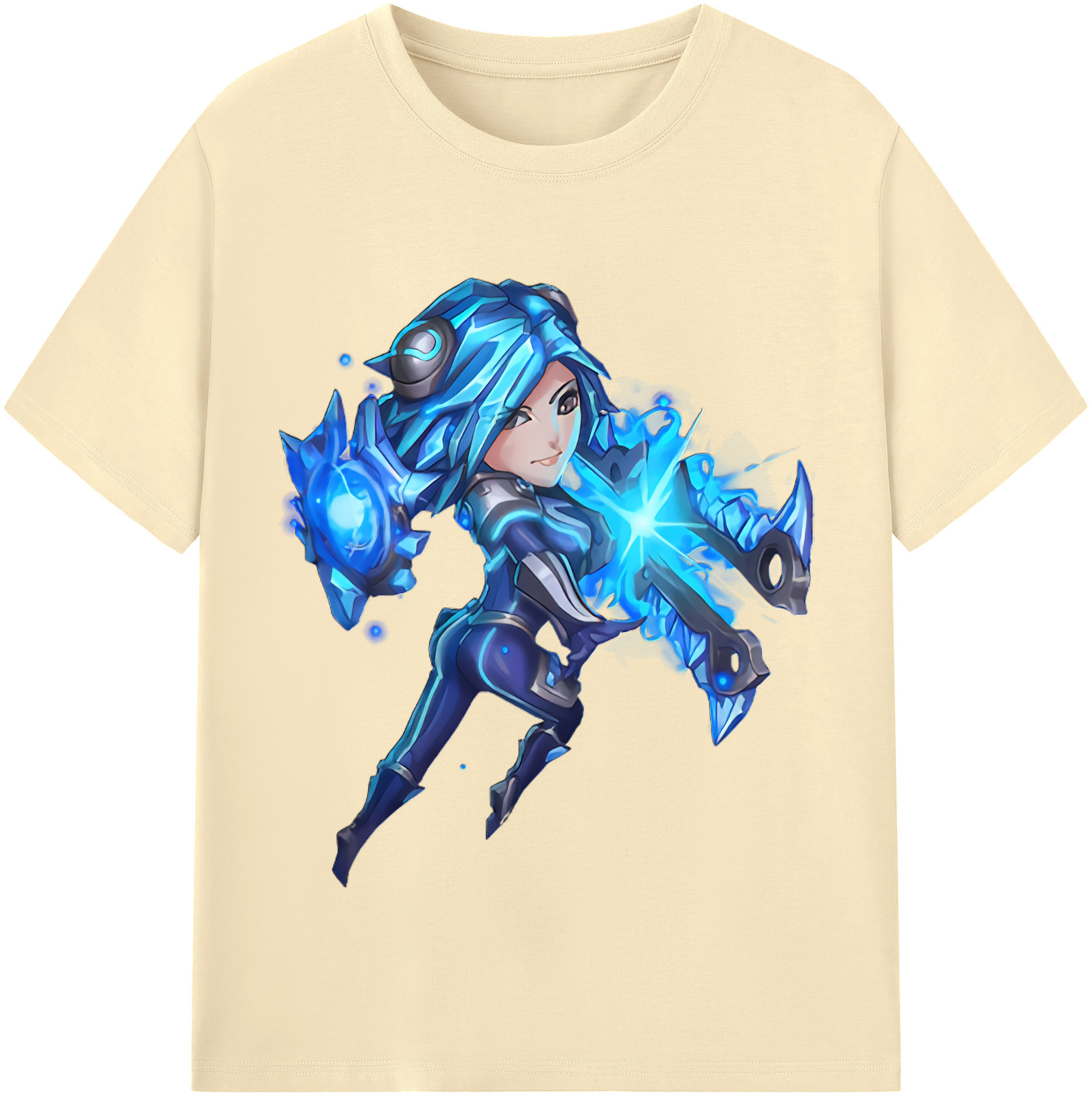リーグ・オブ・レジェンド League of Legends LOL 綿100％半袖Tシャツ（フロントプリント）