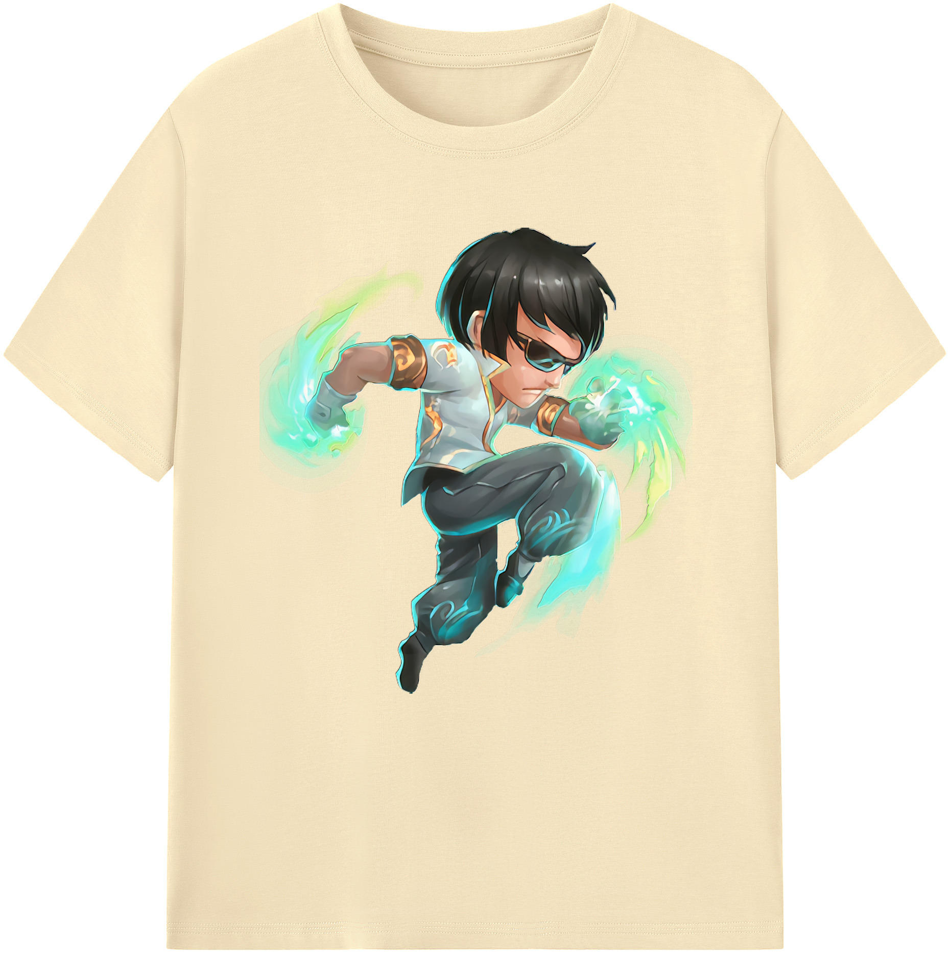 （画像用） リーグ・オブ・レジェンド League of Legends LOL 綿100％半袖Tシャツ（フロントプリント）