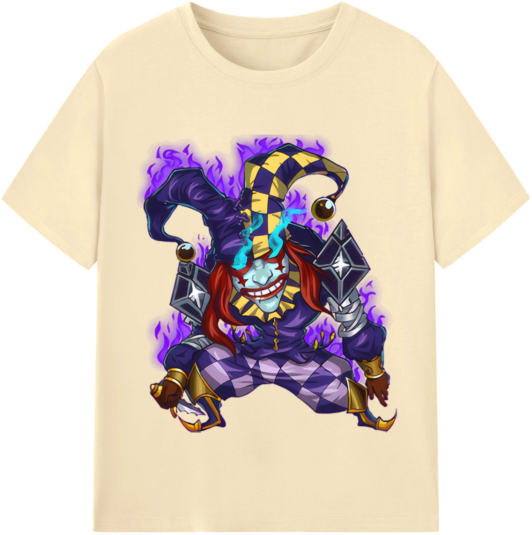 リーグ・オブ・レジェンド League of Legends LOL 綿100％半袖Tシャツ（フロントプリント）