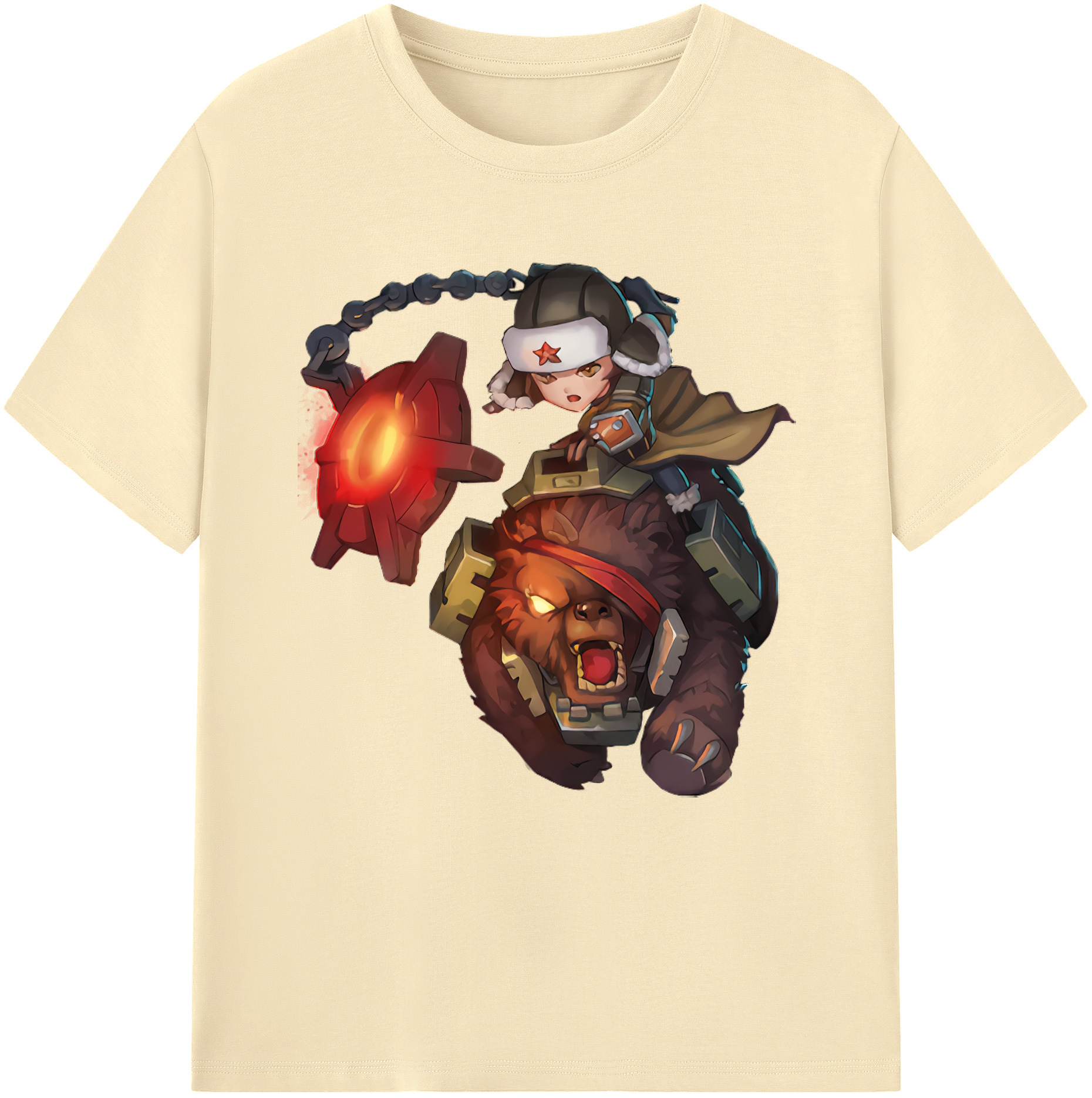 リーグ・オブ・レジェンド League of Legends LOL 綿100％半袖Tシャツ（フロントプリント）