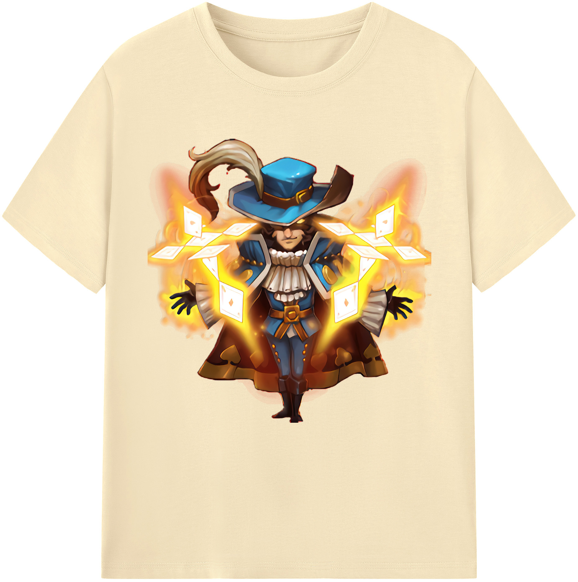 リーグ・オブ・レジェンド League of Legends LOL 綿100％半袖Tシャツ（フロントプリント）