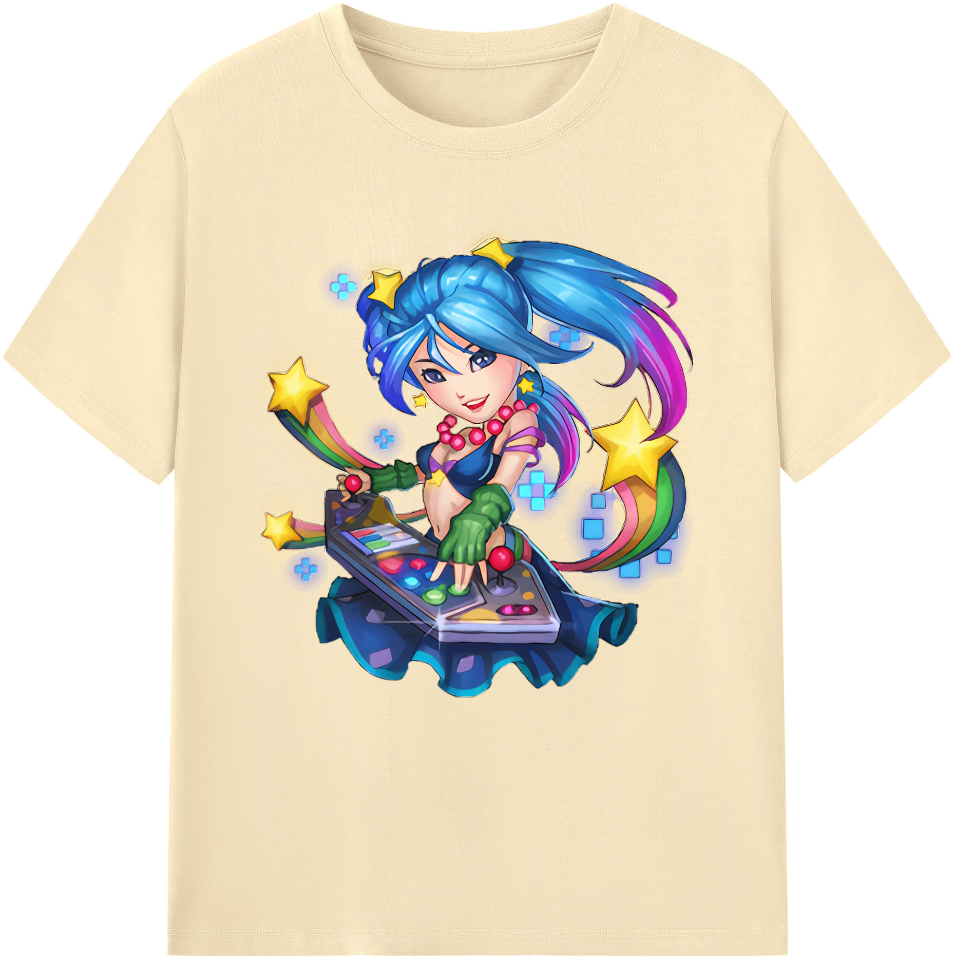 リーグ・オブ・レジェンド League of Legends LOL 綿100％半袖Tシャツ（フロントプリント）