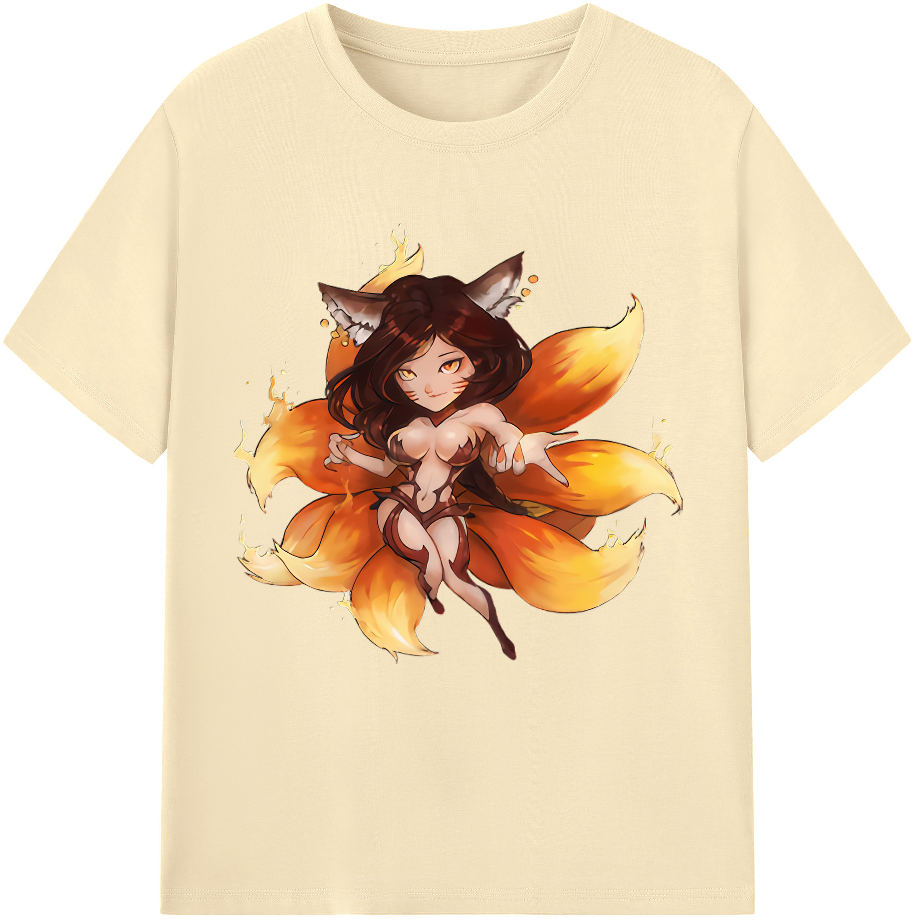 リーグ・オブ・レジェンド League of Legends LOL 綿100％半袖Tシャツ（フロントプリント）