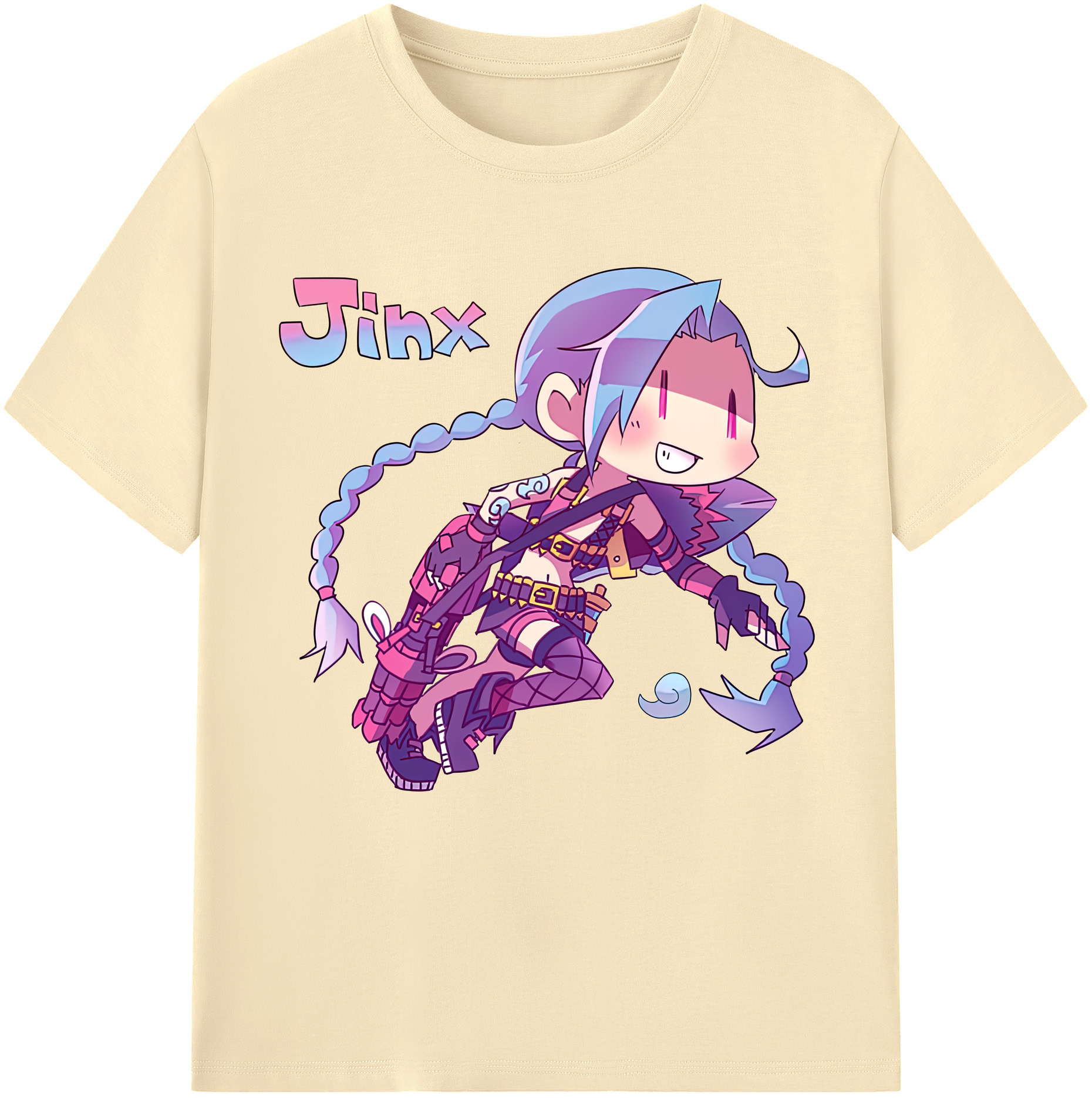 リーグ・オブ・レジェンド League of Legends LOL 綿100％半袖Tシャツ（フロントプリント）