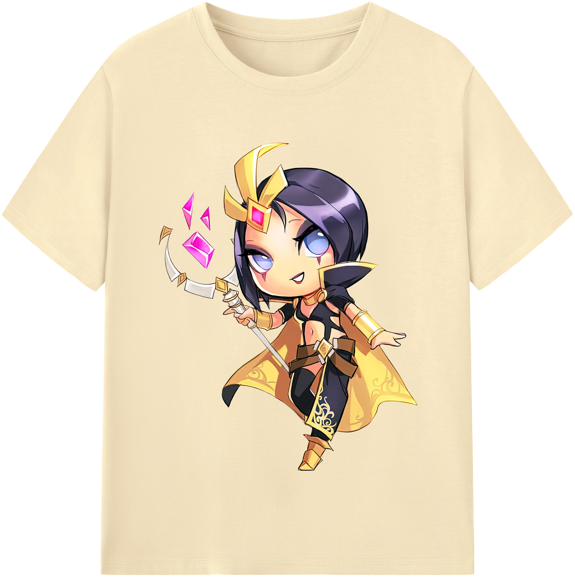 リーグ・オブ・レジェンド League of Legends LOL 綿100％半袖Tシャツ（フロントプリント）