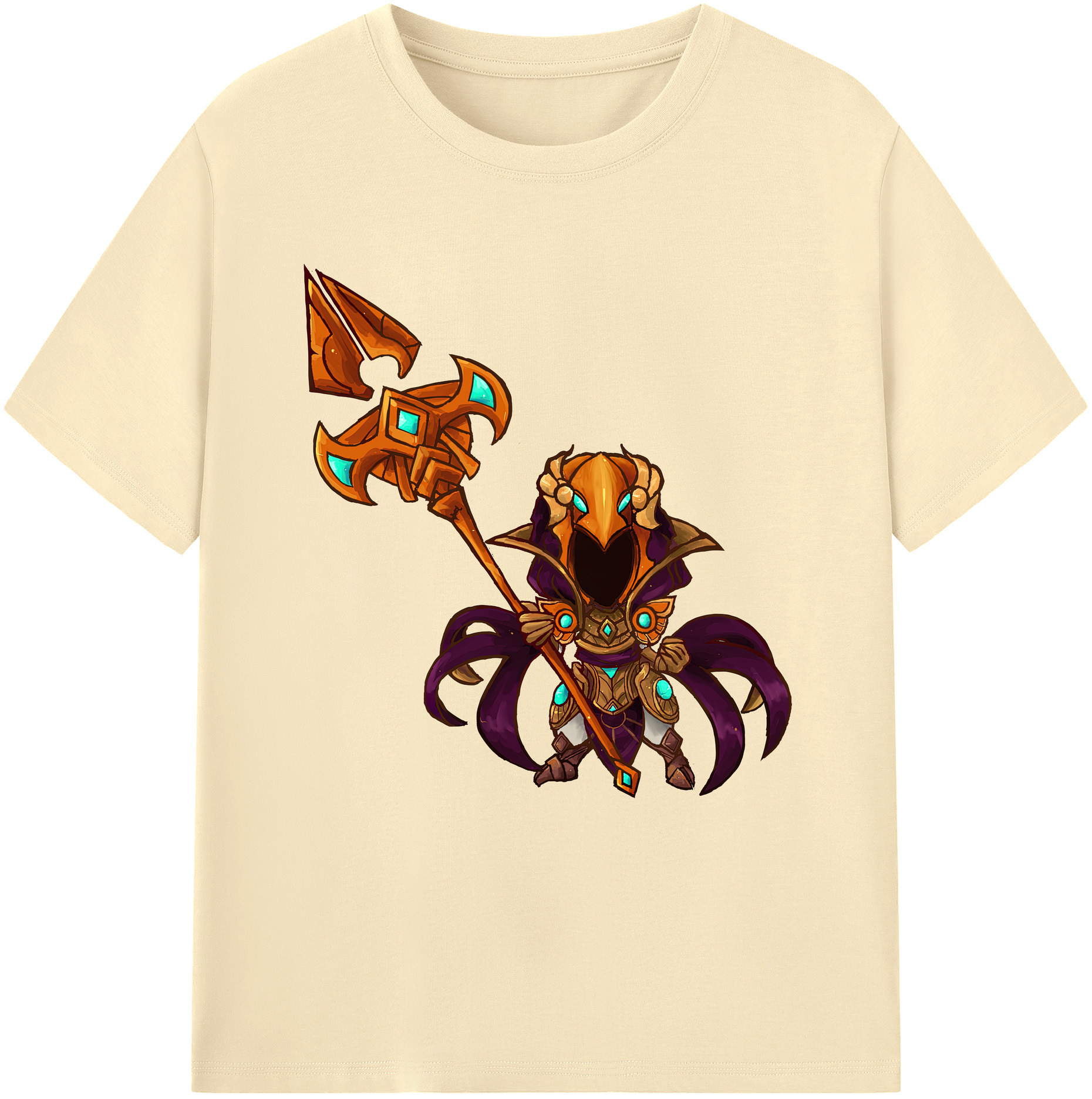 リーグ・オブ・レジェンド League of Legends LOL 綿100％半袖Tシャツ（フロントプリント）