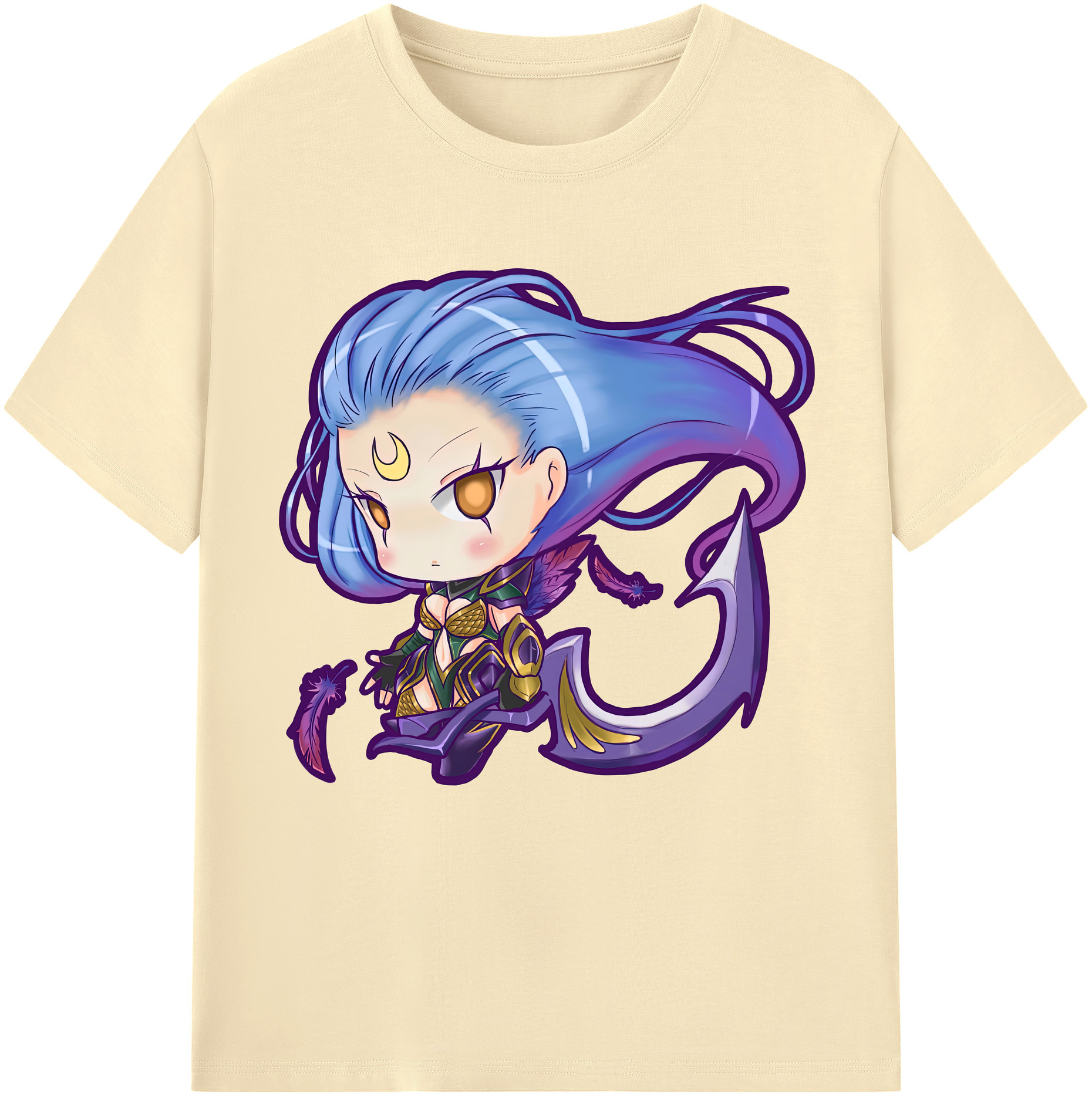 （画像用） リーグ・オブ・レジェンド League of Legends LOL 綿100％半袖Tシャツ（フロントプリント）
