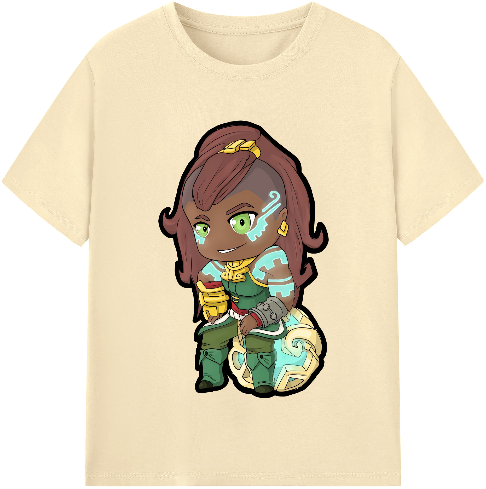 リーグ・オブ・レジェンド League of Legends LOL 綿100％半袖Tシャツ（フロントプリント）