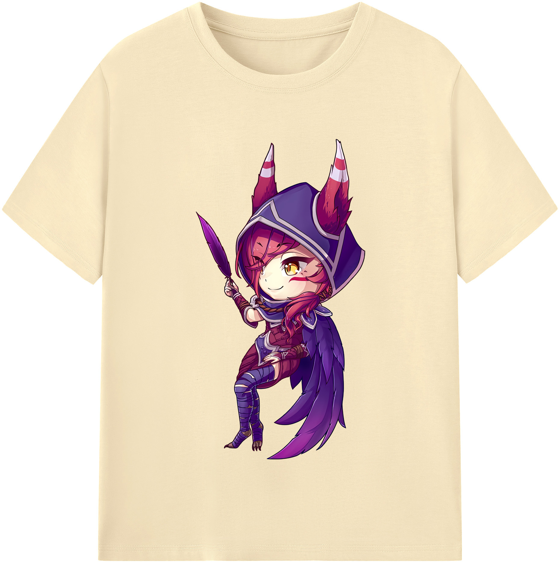 リーグ・オブ・レジェンド League of Legends LOL 綿100％半袖Tシャツ（フロントプリント）