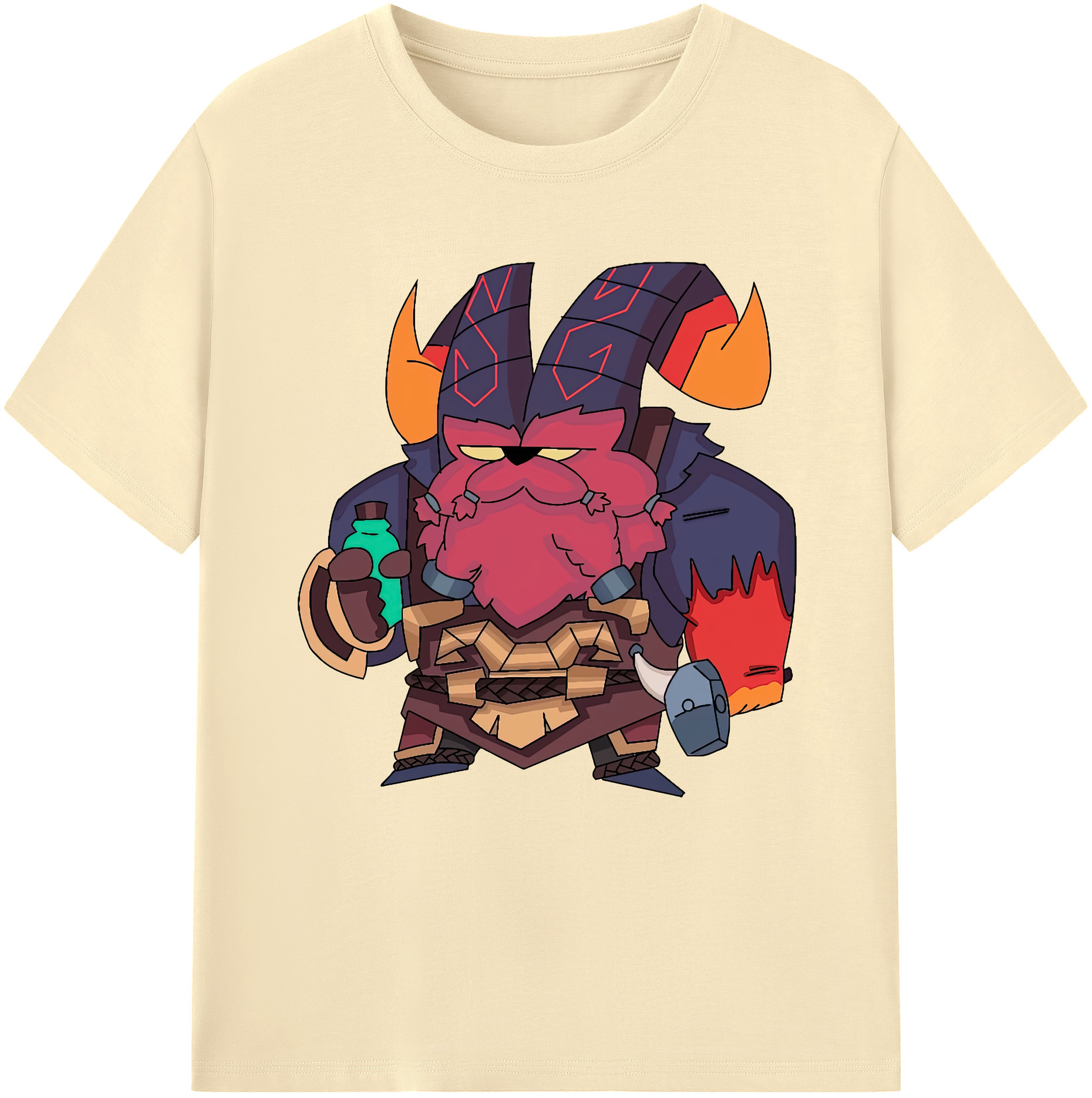 リーグ・オブ・レジェンド League of Legends LOL 綿100％半袖Tシャツ（フロントプリント）