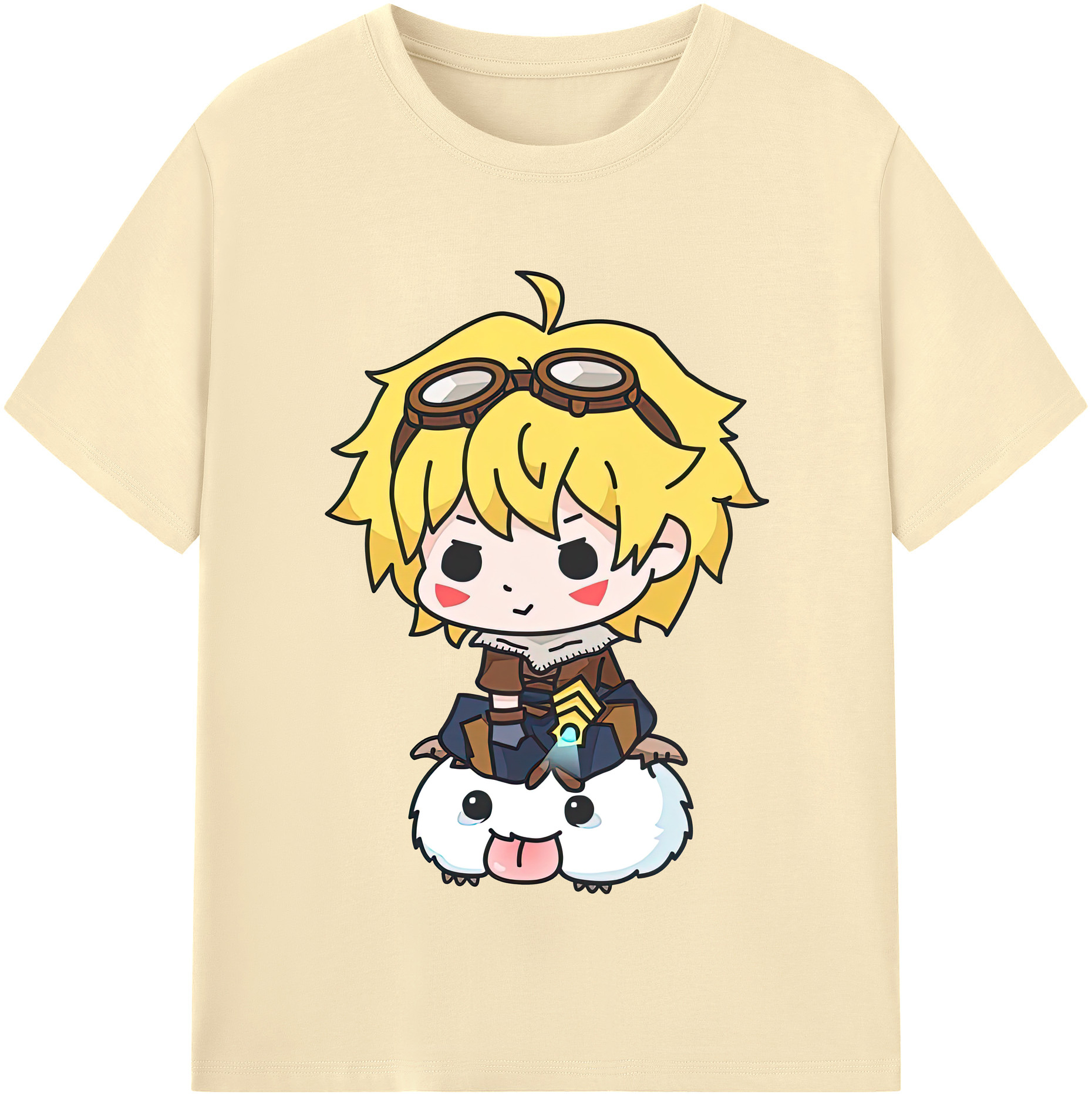 リーグ・オブ・レジェンド League of Legends LOL 綿100％半袖Tシャツ（フロントプリント）