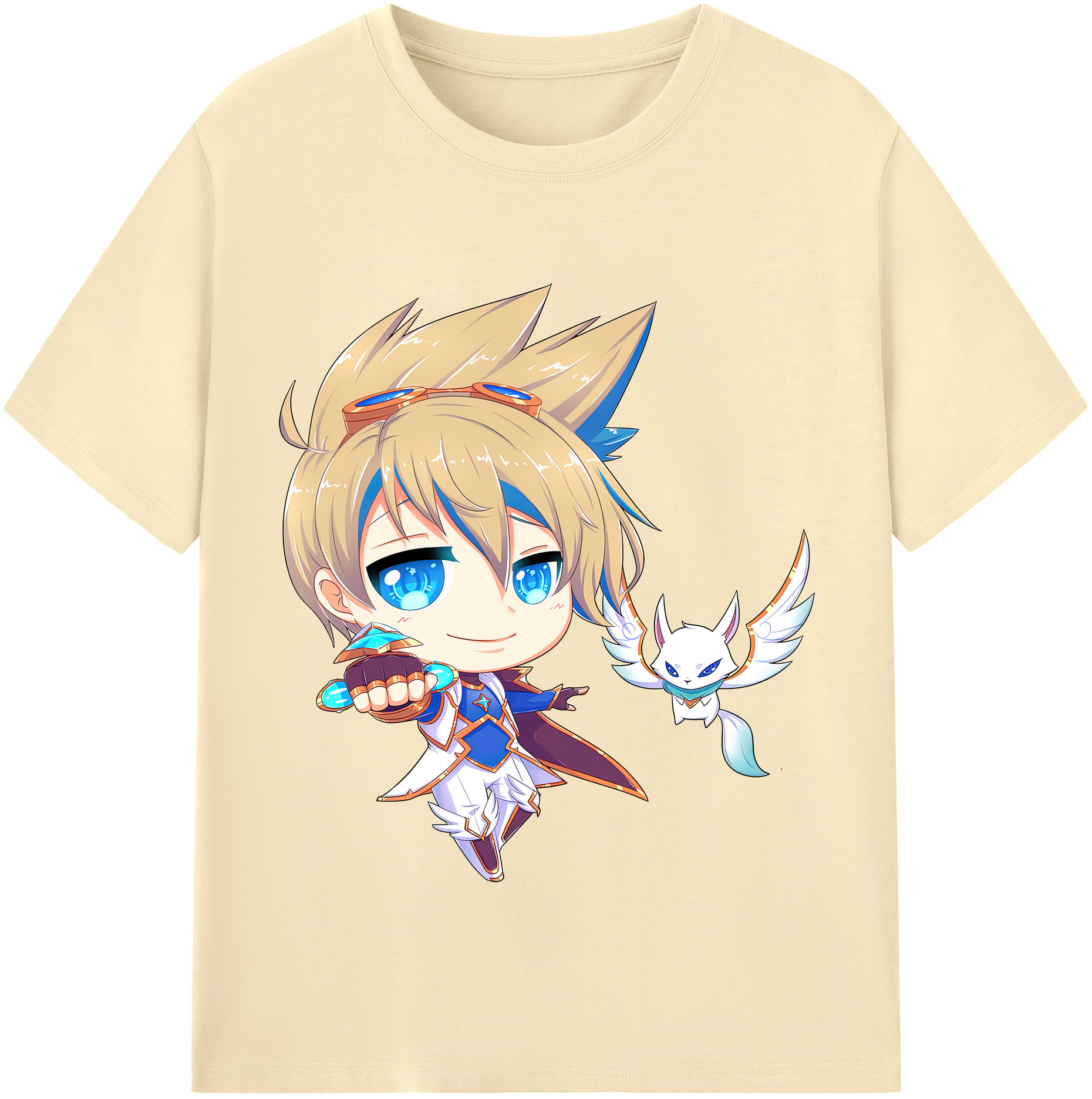 リーグ・オブ・レジェンド League of Legends LOL 綿100％半袖Tシャツ（フロントプリント）