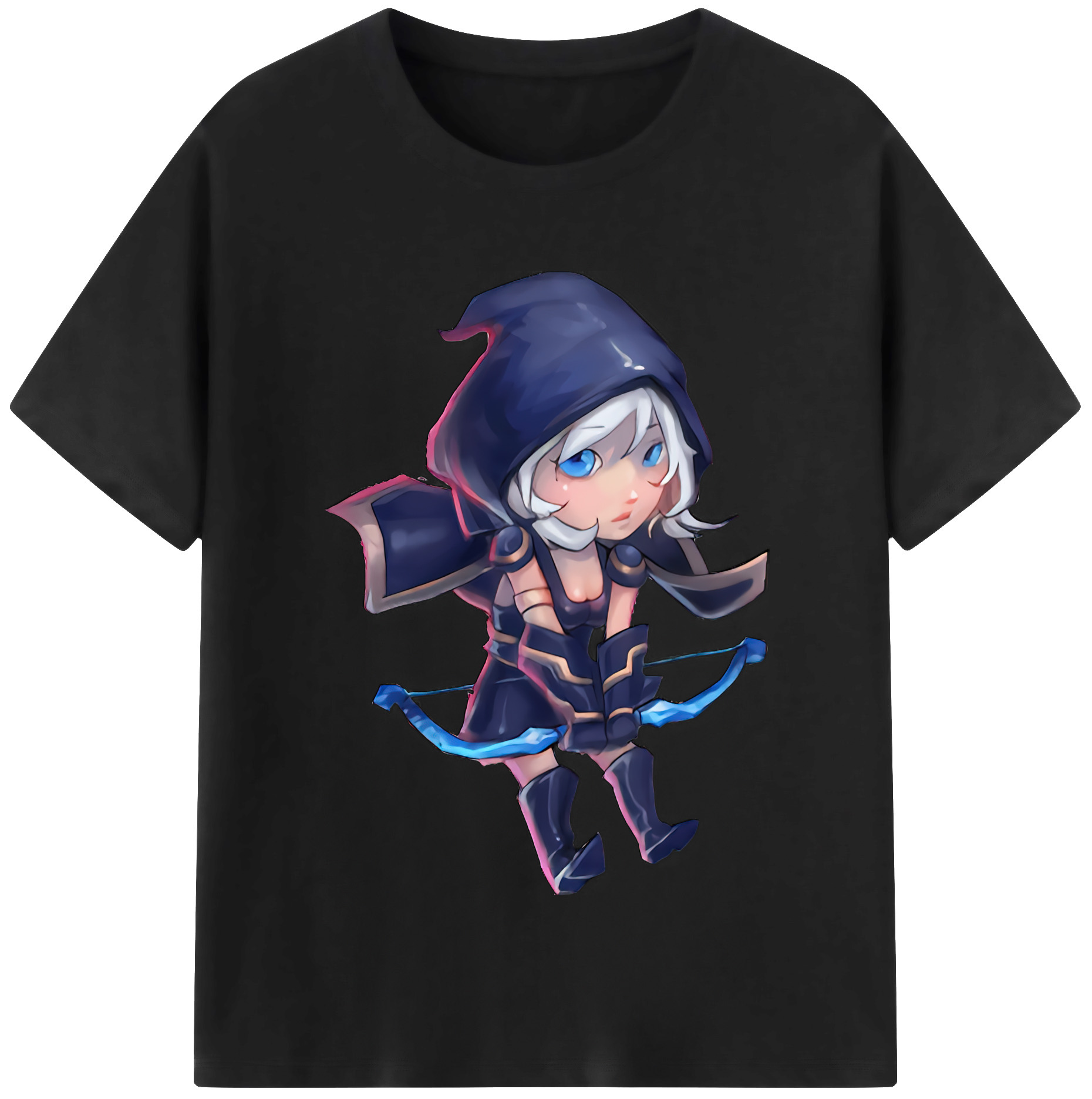 リーグ・オブ・レジェンド League of Legends LOL 綿100％半袖Tシャツ（フロントプリント）