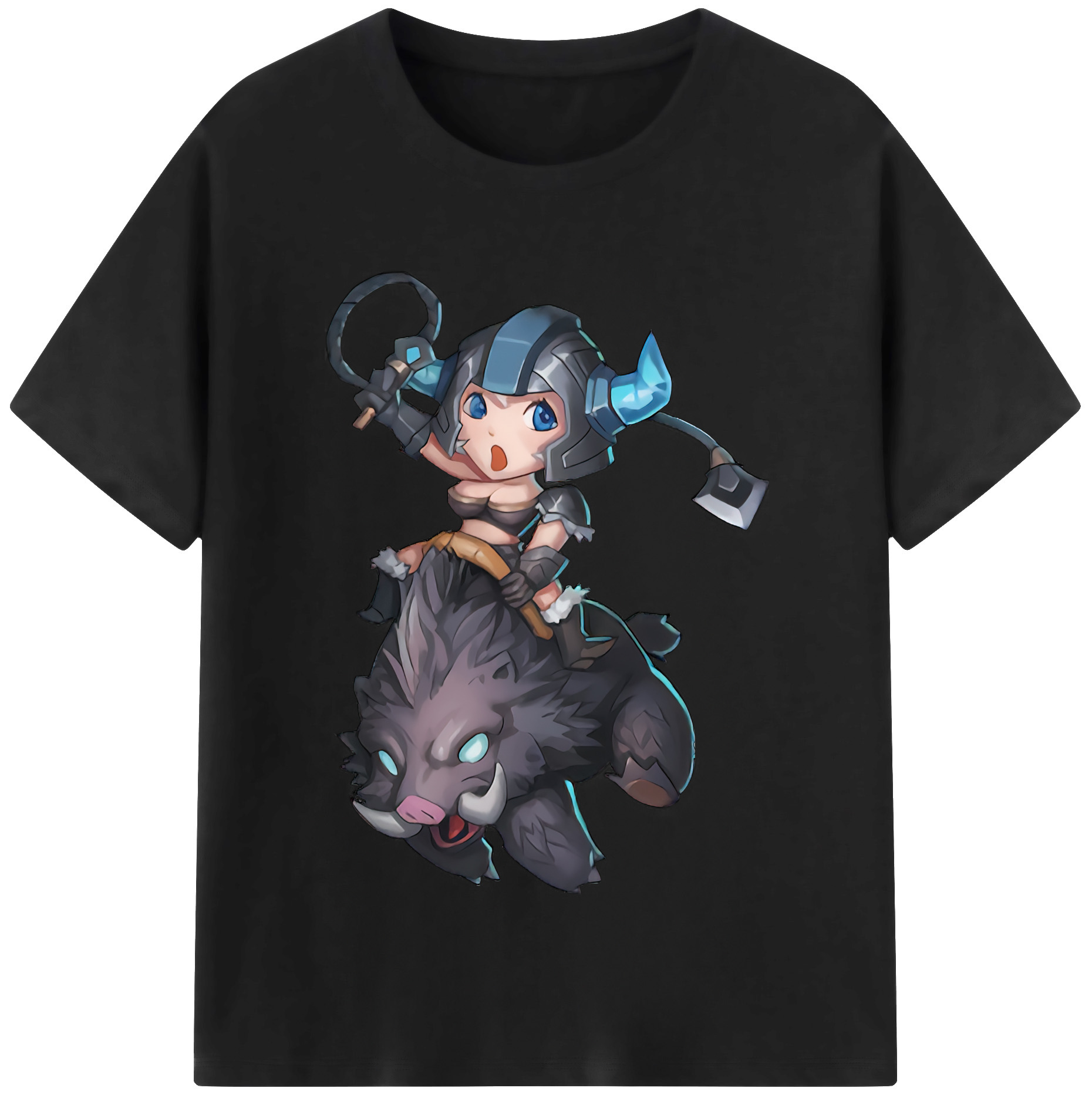 リーグ・オブ・レジェンド League of Legends LOL 綿100％半袖Tシャツ（フロントプリント）