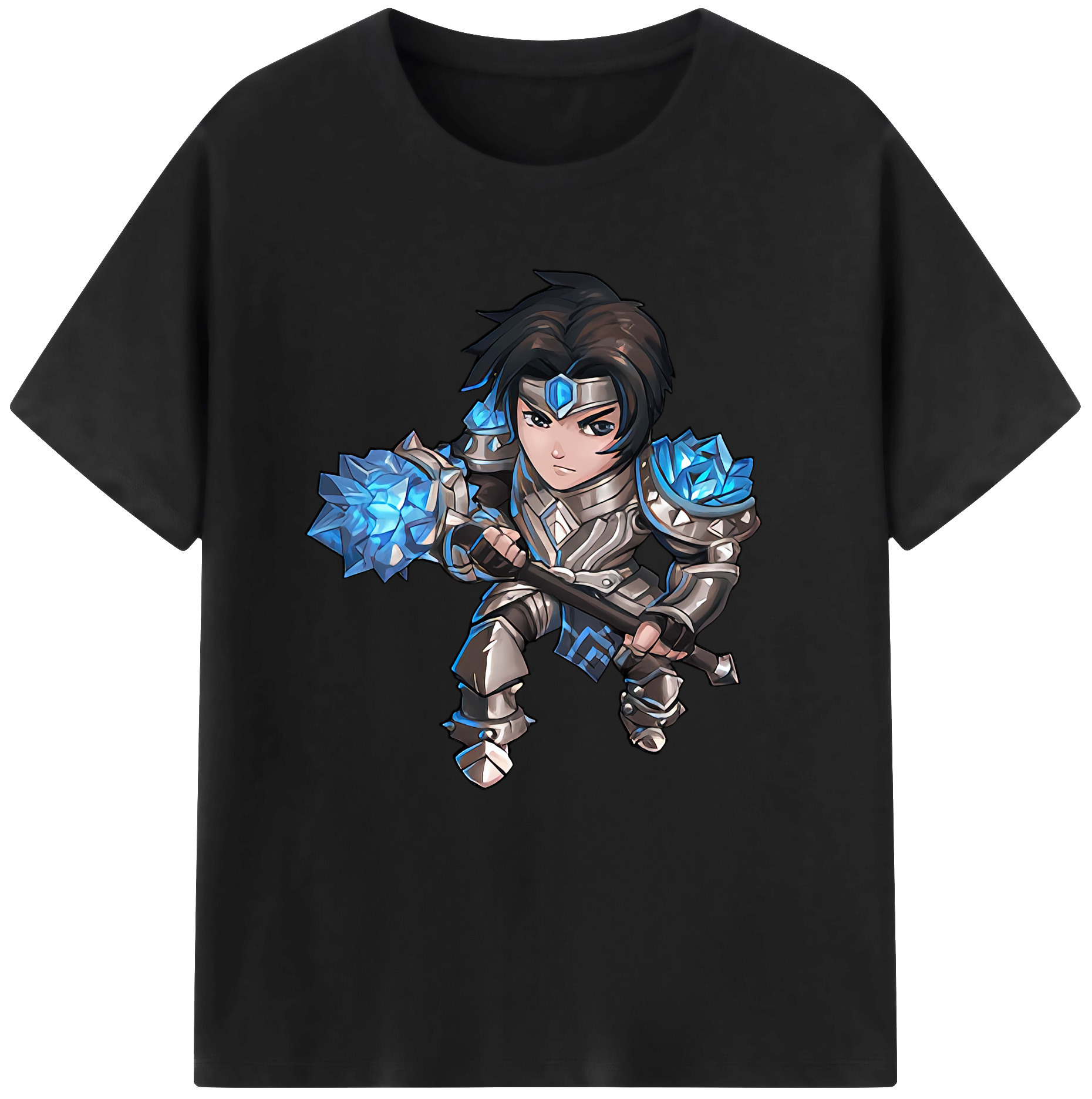 リーグ・オブ・レジェンド League of Legends LOL 綿100％半袖Tシャツ（フロントプリント）