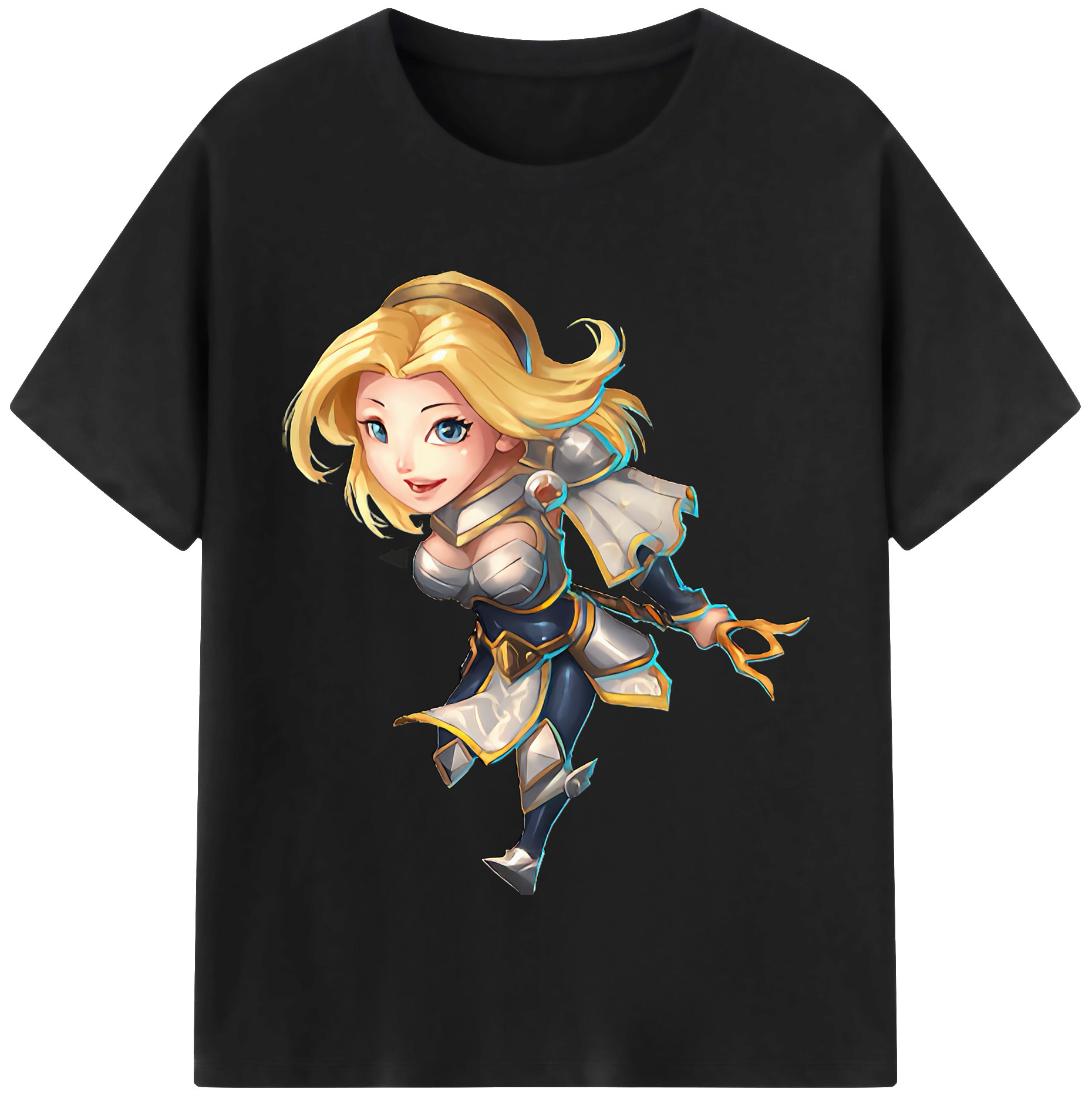 リーグ・オブ・レジェンド League of Legends LOL 綿100％半袖Tシャツ（フロントプリント）