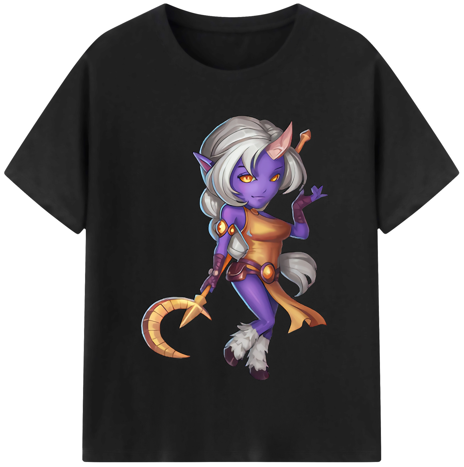 リーグ・オブ・レジェンド League of Legends LOL 綿100％半袖Tシャツ（フロントプリント）