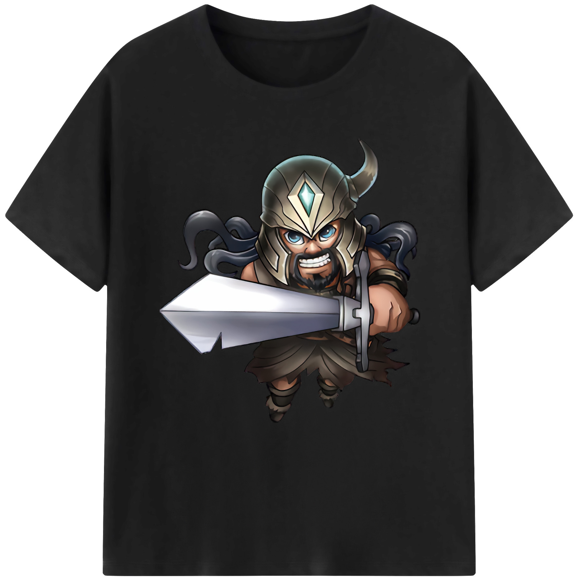 リーグ・オブ・レジェンド League of Legends LOL 綿100％半袖Tシャツ（フロントプリント）