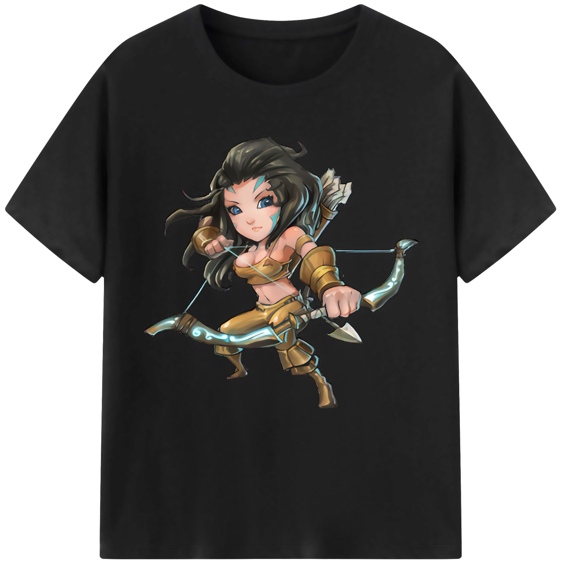 リーグ・オブ・レジェンド League of Legends LOL 綿100％半袖Tシャツ（フロントプリント）