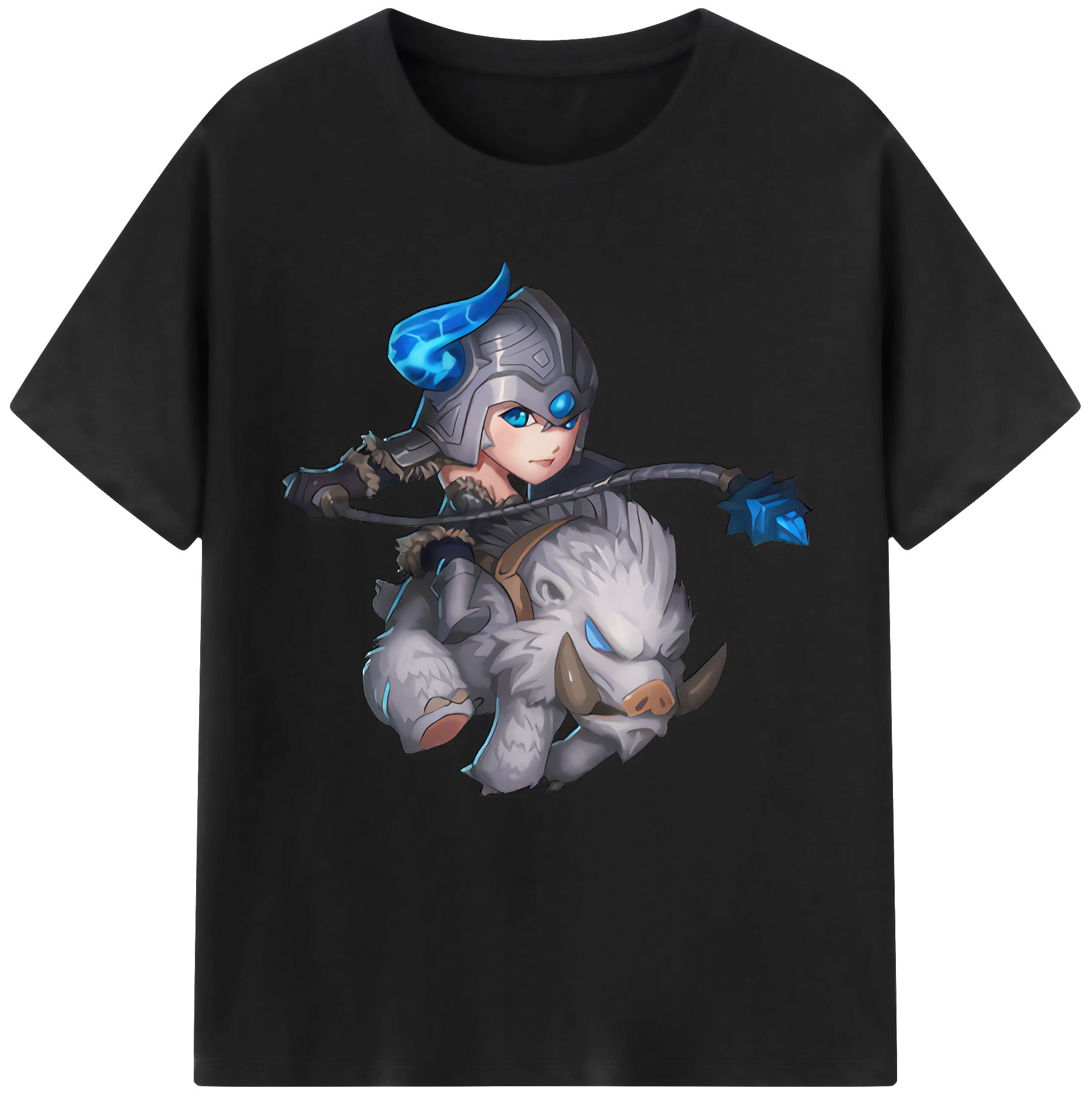 リーグ・オブ・レジェンド League of Legends LOL 綿100％半袖Tシャツ（フロントプリント）