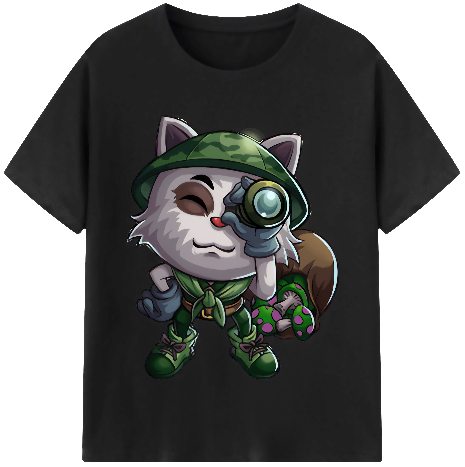 リーグ・オブ・レジェンド League of Legends LOL 綿100％半袖Tシャツ（フロントプリント）