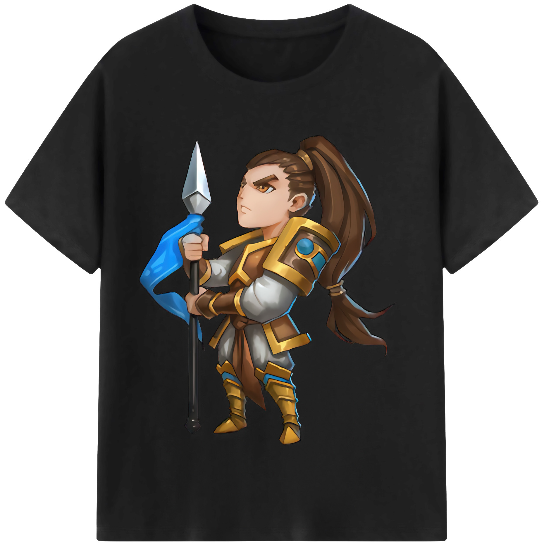リーグ・オブ・レジェンド League of Legends LOL 綿100％半袖Tシャツ（フロントプリント）