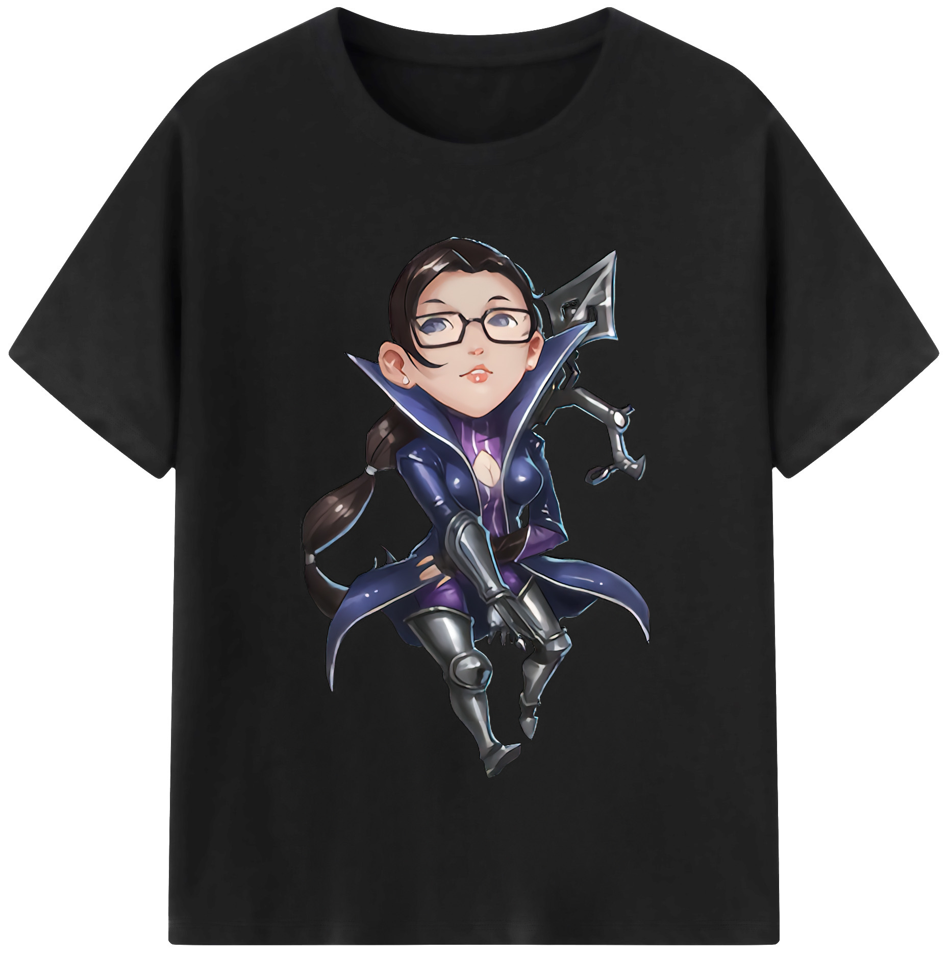 リーグ・オブ・レジェンド League of Legends LOL 綿100％半袖Tシャツ（フロントプリント）