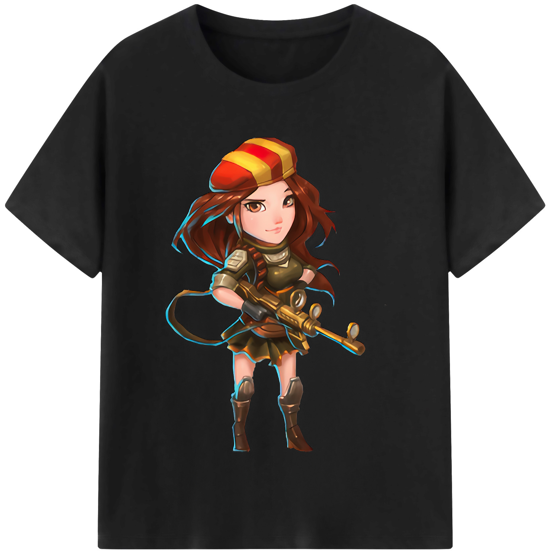 リーグ・オブ・レジェンド League of Legends LOL 綿100％半袖Tシャツ（フロントプリント）