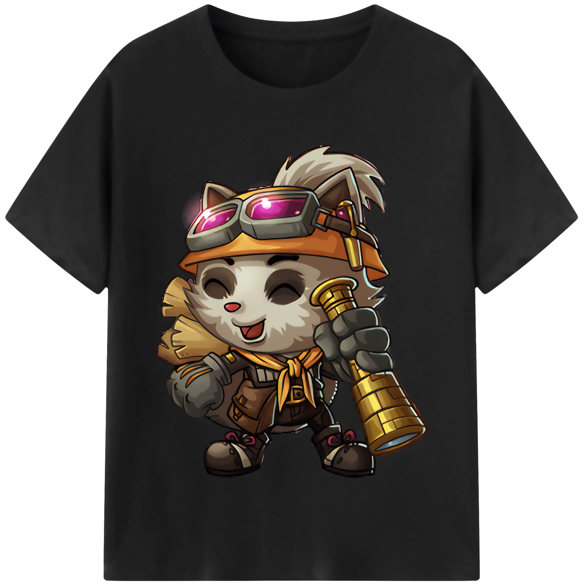 リーグ・オブ・レジェンド League of Legends LOL 綿100％半袖Tシャツ（フロントプリント）