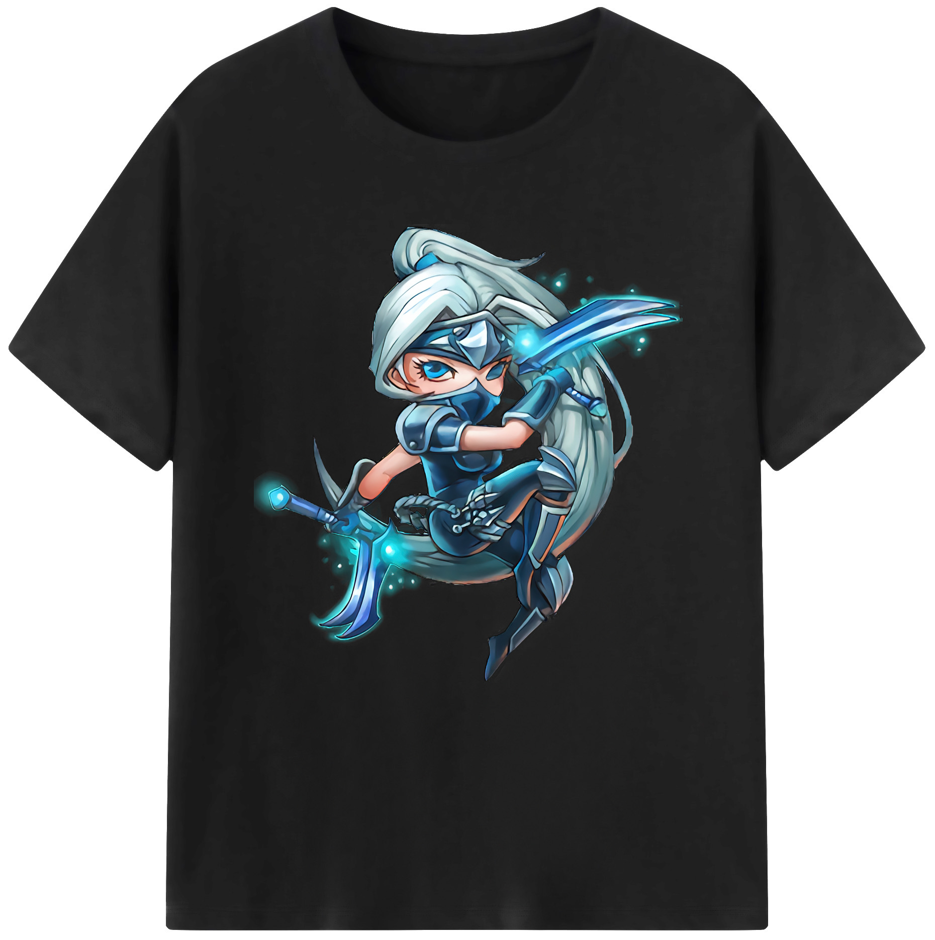 リーグ・オブ・レジェンド League of Legends LOL 綿100％半袖Tシャツ（フロントプリント）
