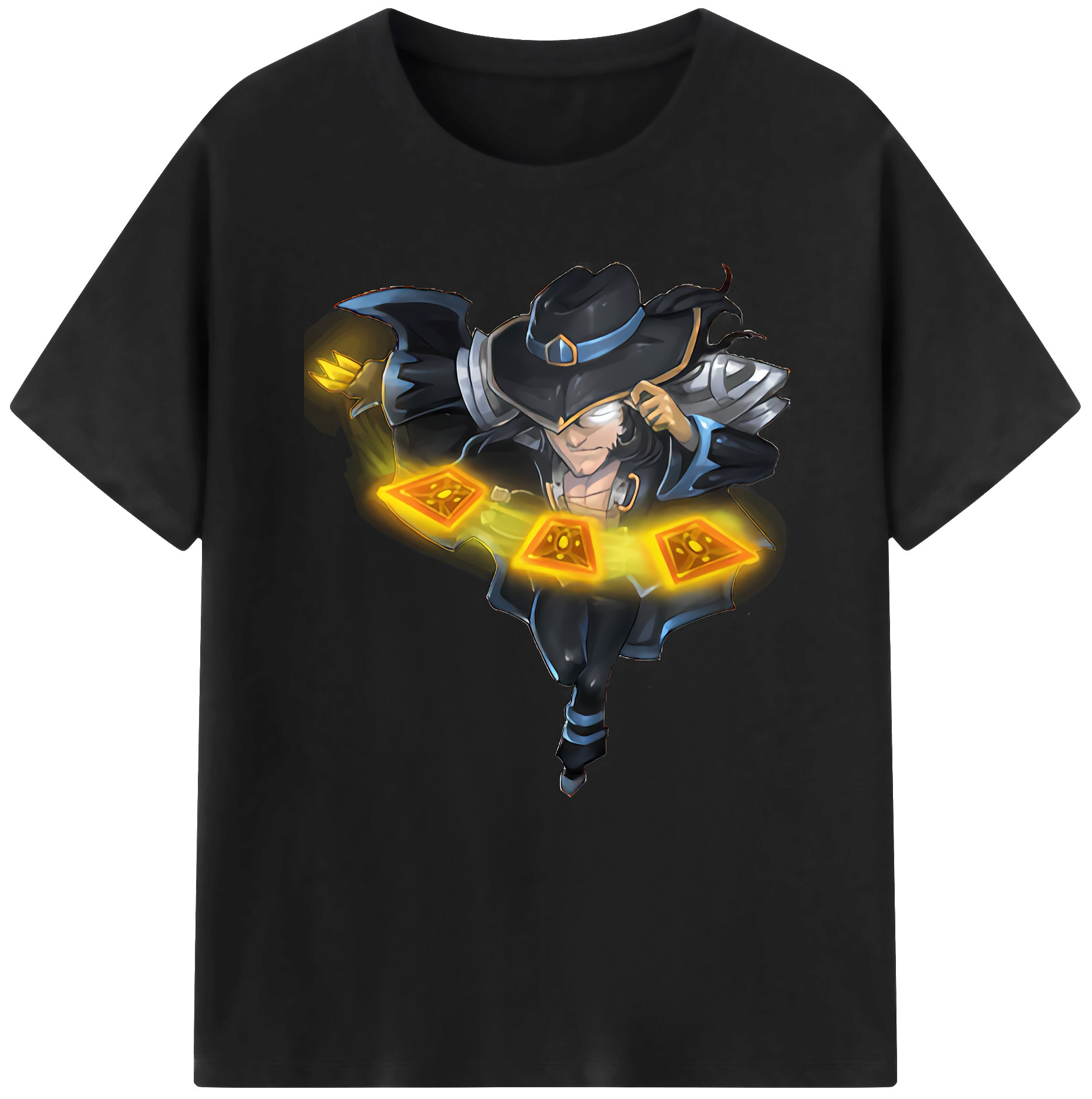 リーグ・オブ・レジェンド League of Legends LOL 綿100％半袖Tシャツ（フロントプリント）