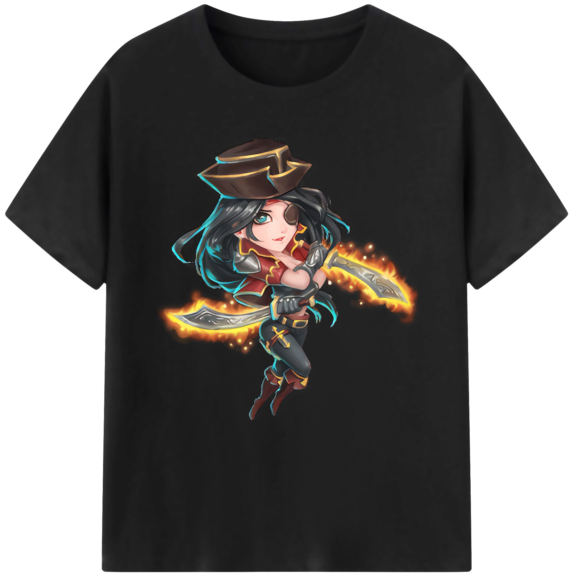 リーグ・オブ・レジェンド League of Legends LOL 綿100％半袖Tシャツ（フロントプリント）