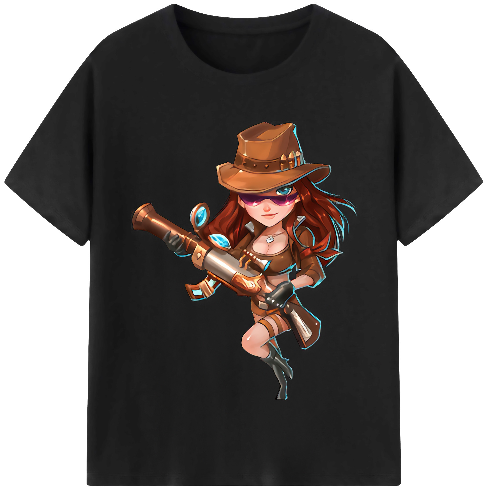 リーグ・オブ・レジェンド League of Legends LOL 綿100％半袖Tシャツ（フロントプリント）