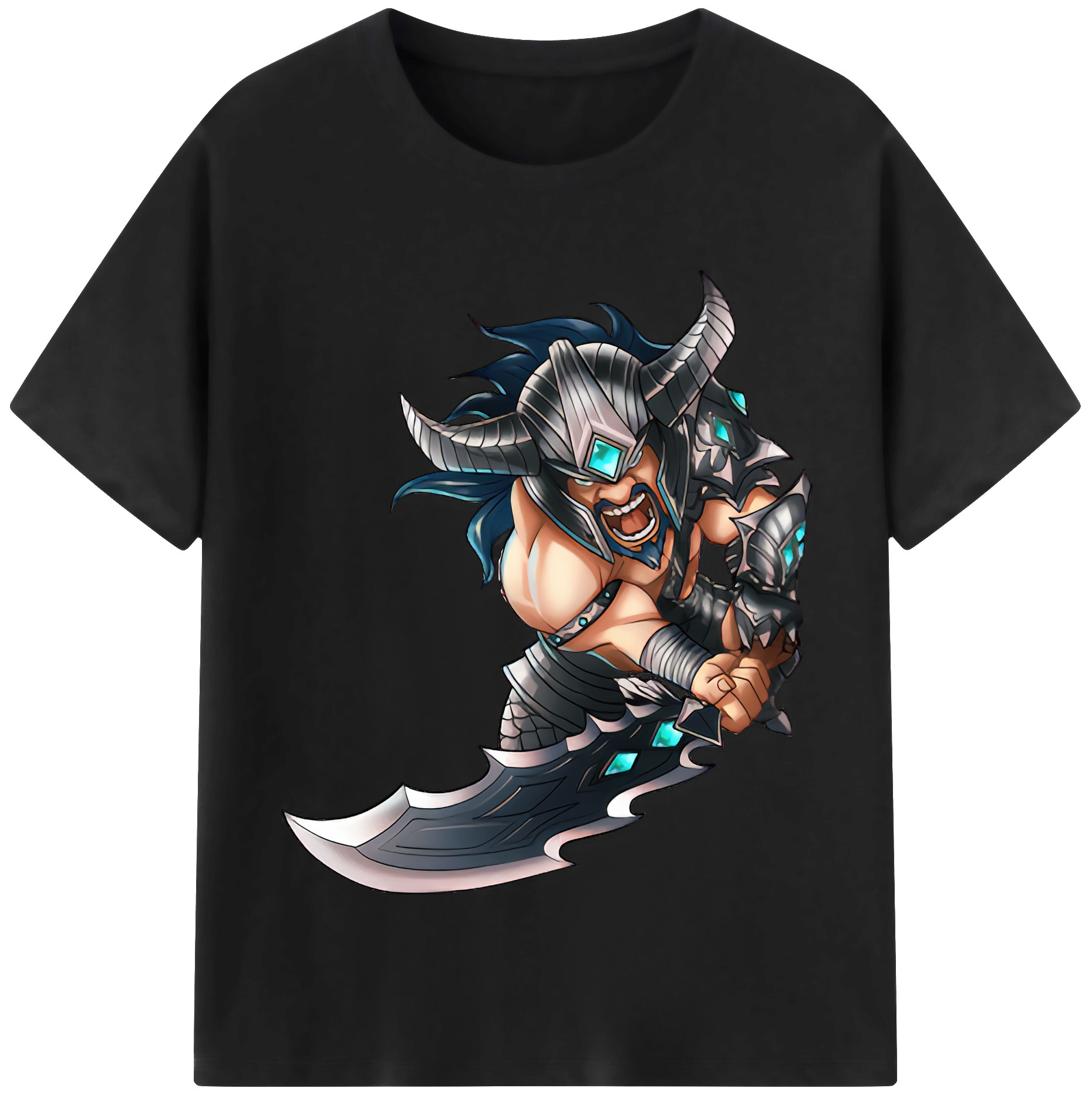 リーグ・オブ・レジェンド League of Legends LOL 綿100％半袖Tシャツ（フロントプリント）