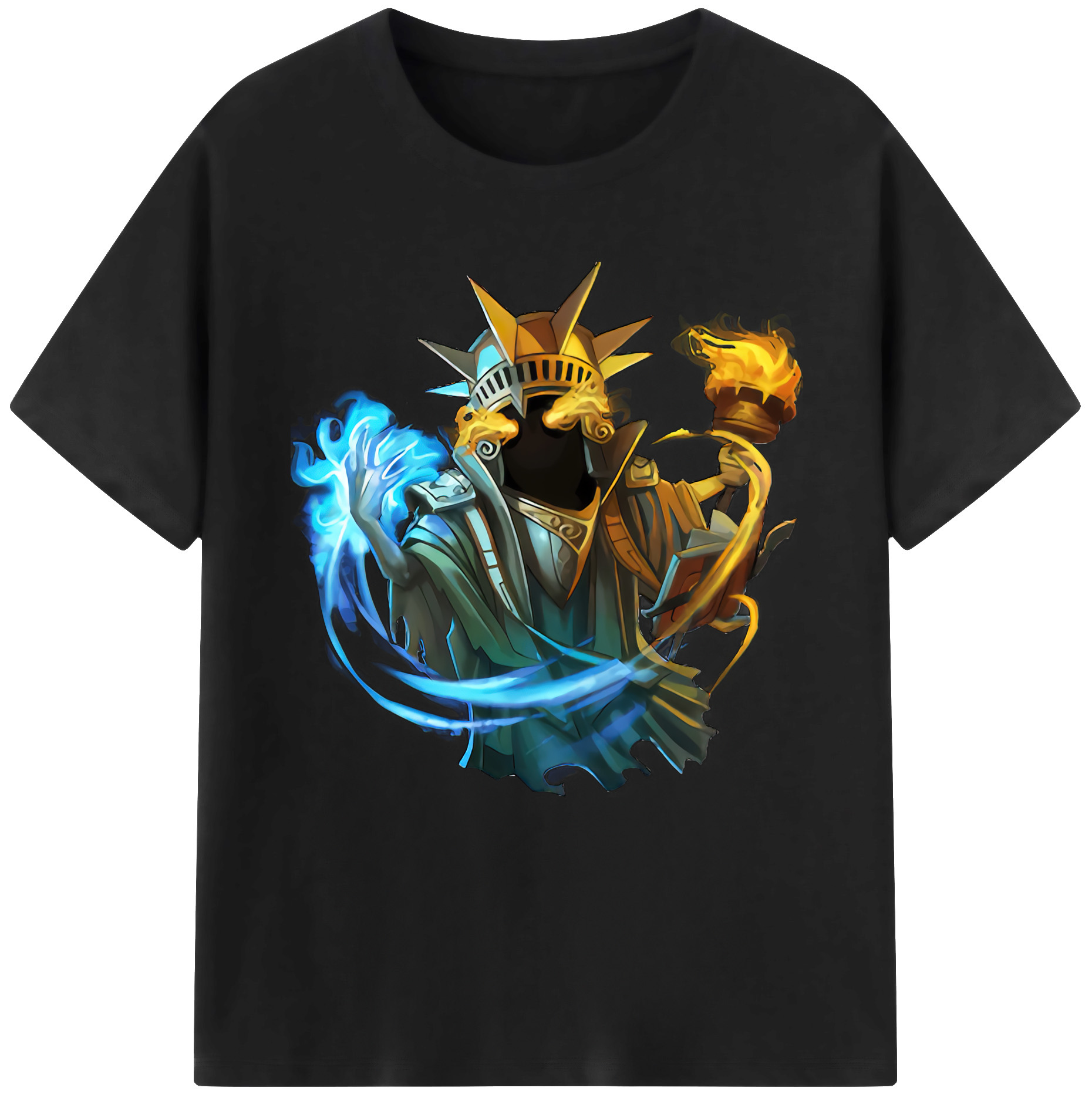 リーグ・オブ・レジェンド League of Legends LOL 綿100％半袖Tシャツ（フロントプリント）